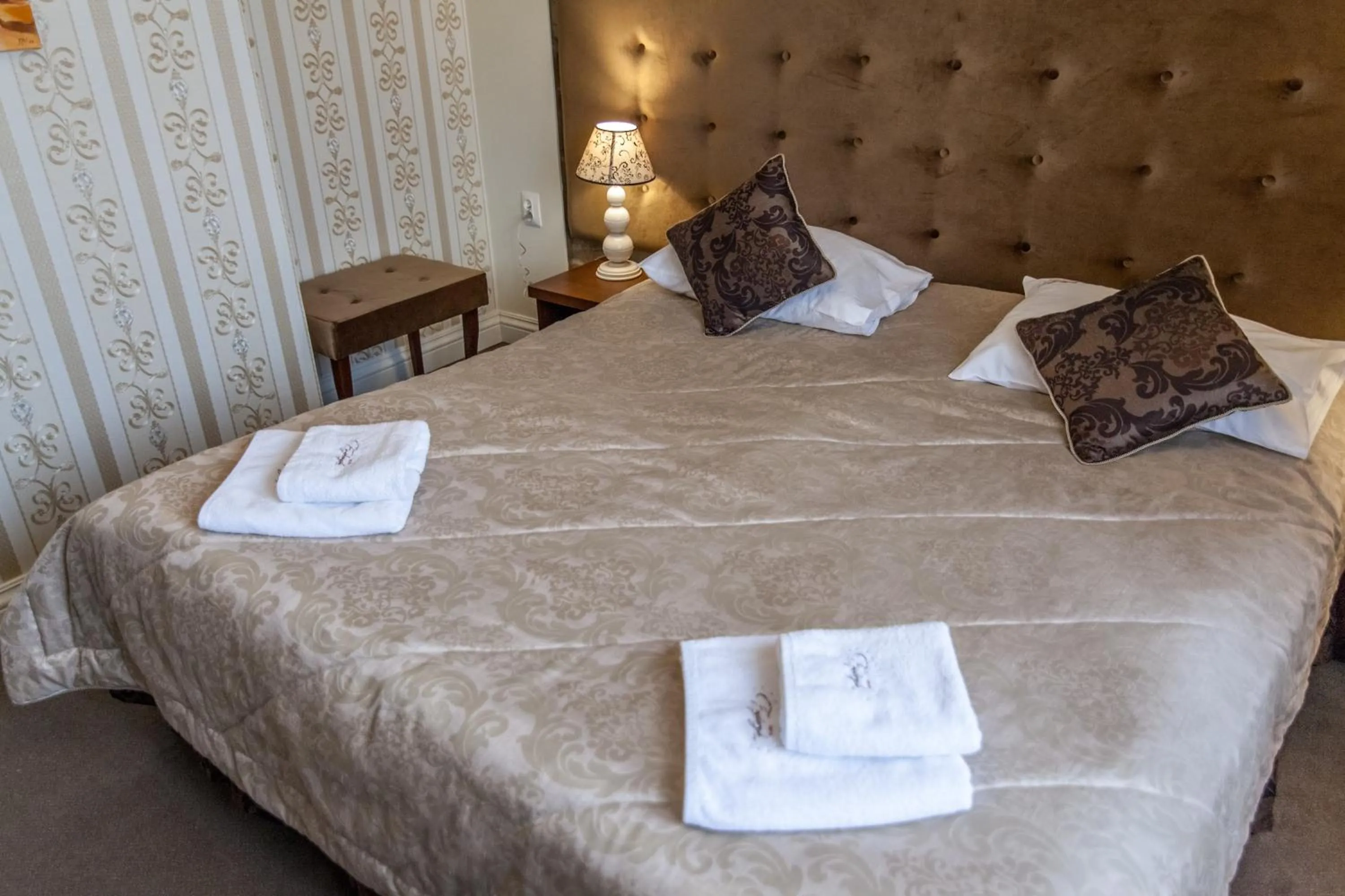 Bed in Hotel Fryderyk