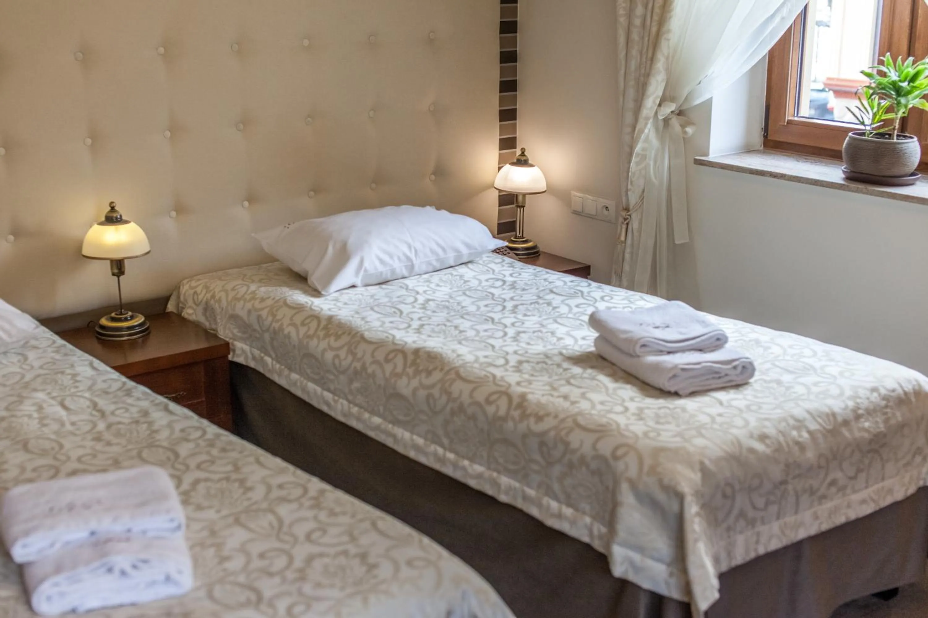 Bed in Hotel Fryderyk