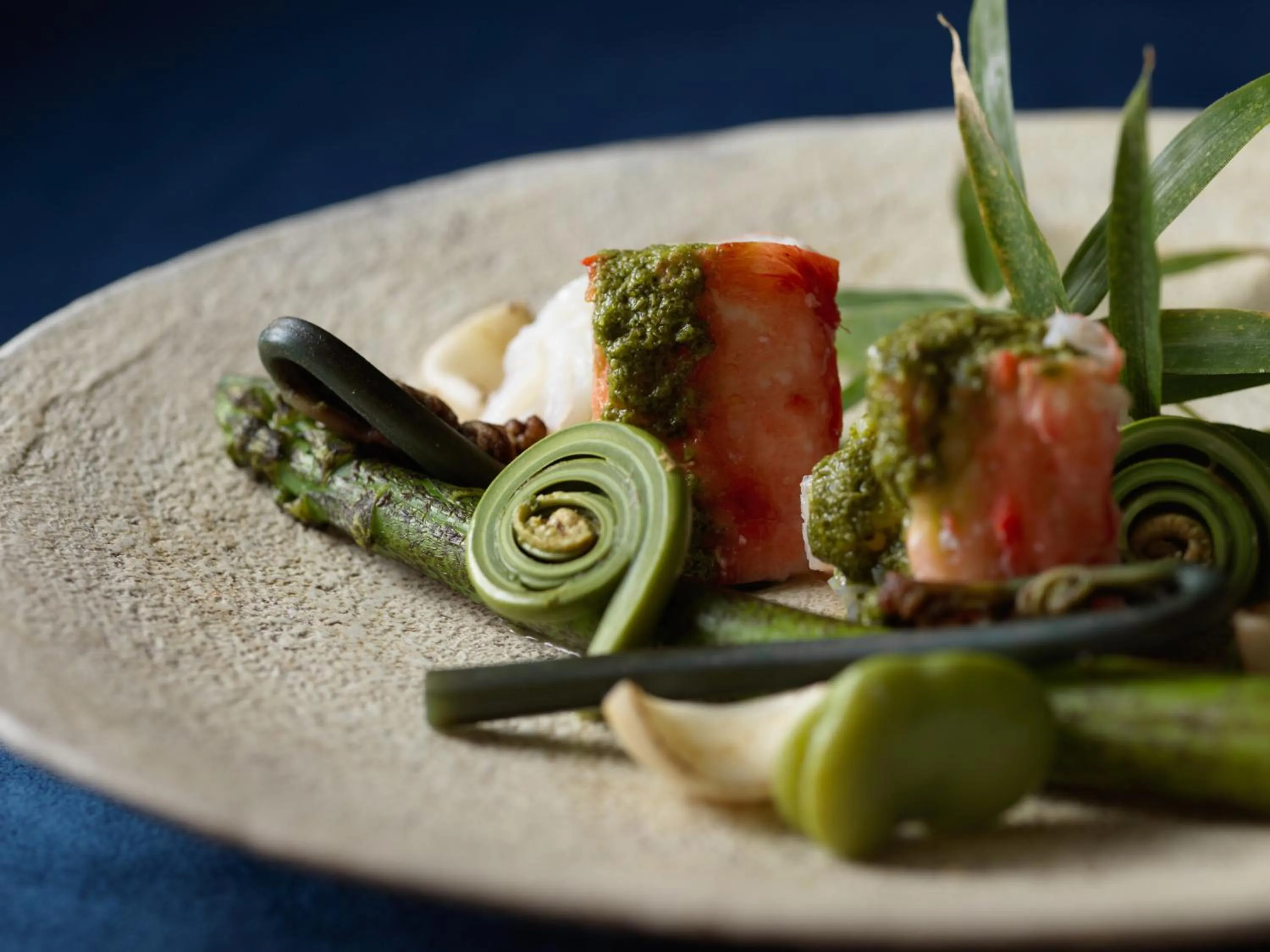 Food close-up in Lake Shikotsu Tsuruga Bessou AO no ZA