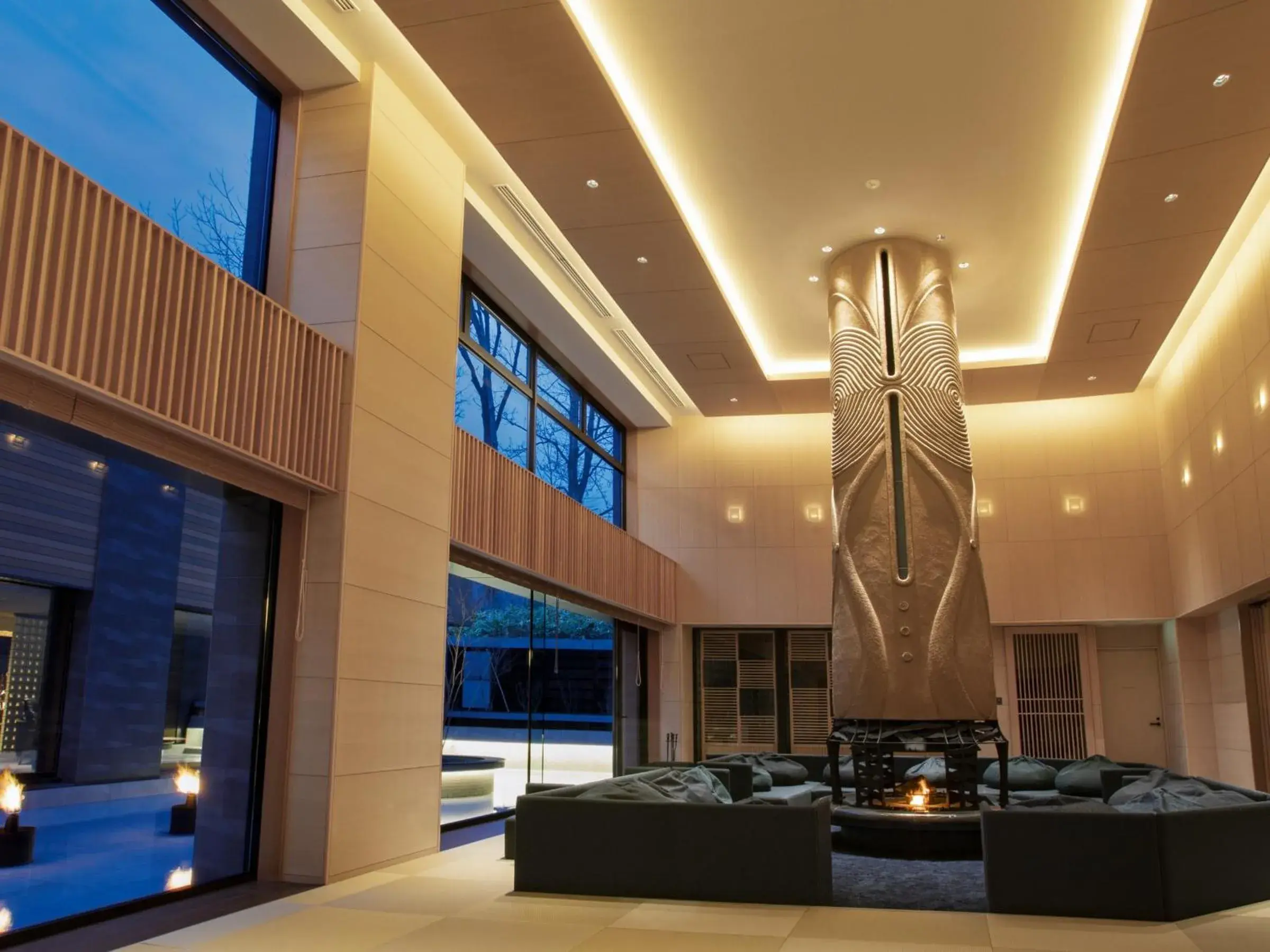 Lounge or bar in Lake Shikotsu Tsuruga Bessou AO no ZA Lounge or bar in Lake Shikotsu Tsuruga Bessou AO no ZA