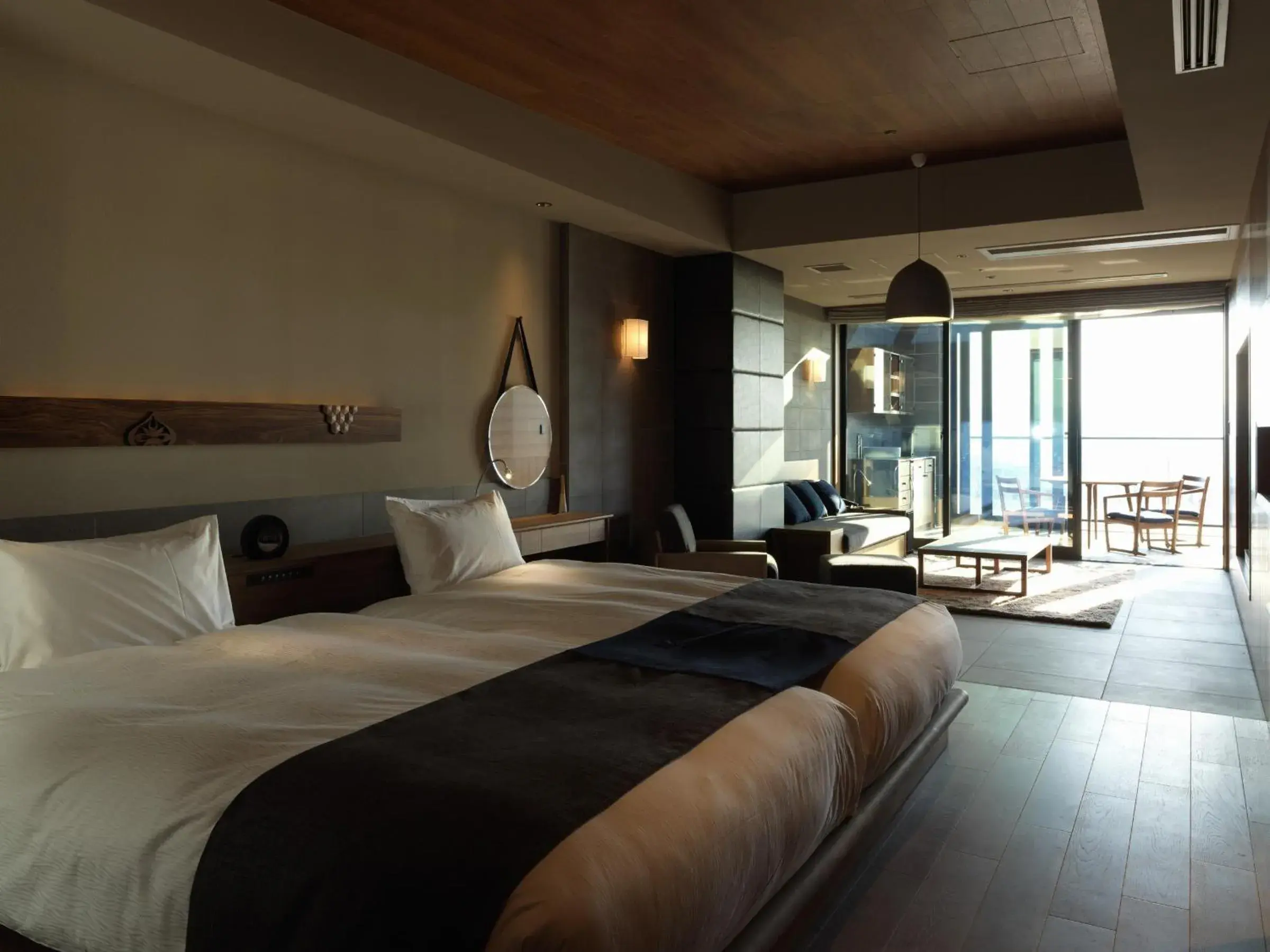 Photo of the whole room, Bed in Lake Shikotsu Tsuruga Bessou AO no ZA Photo of the whole room, Bed in Lake Shikotsu Tsuruga Bessou AO no ZA