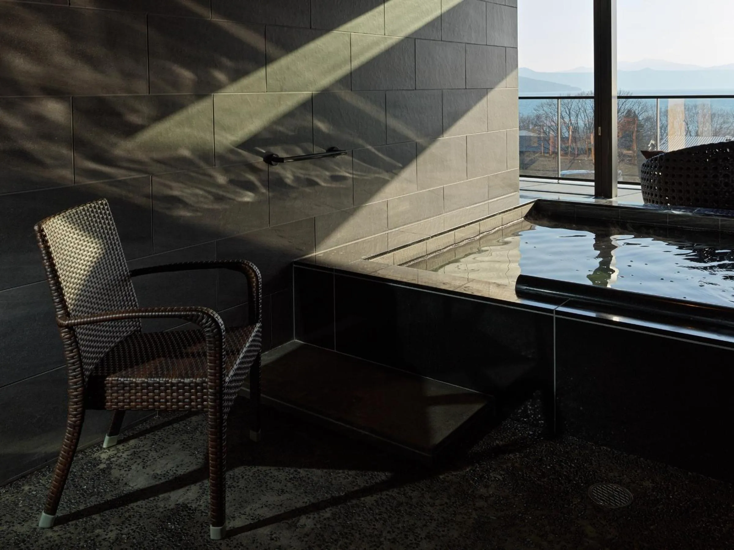 Bathroom in Lake Shikotsu Tsuruga Bessou AO no ZA