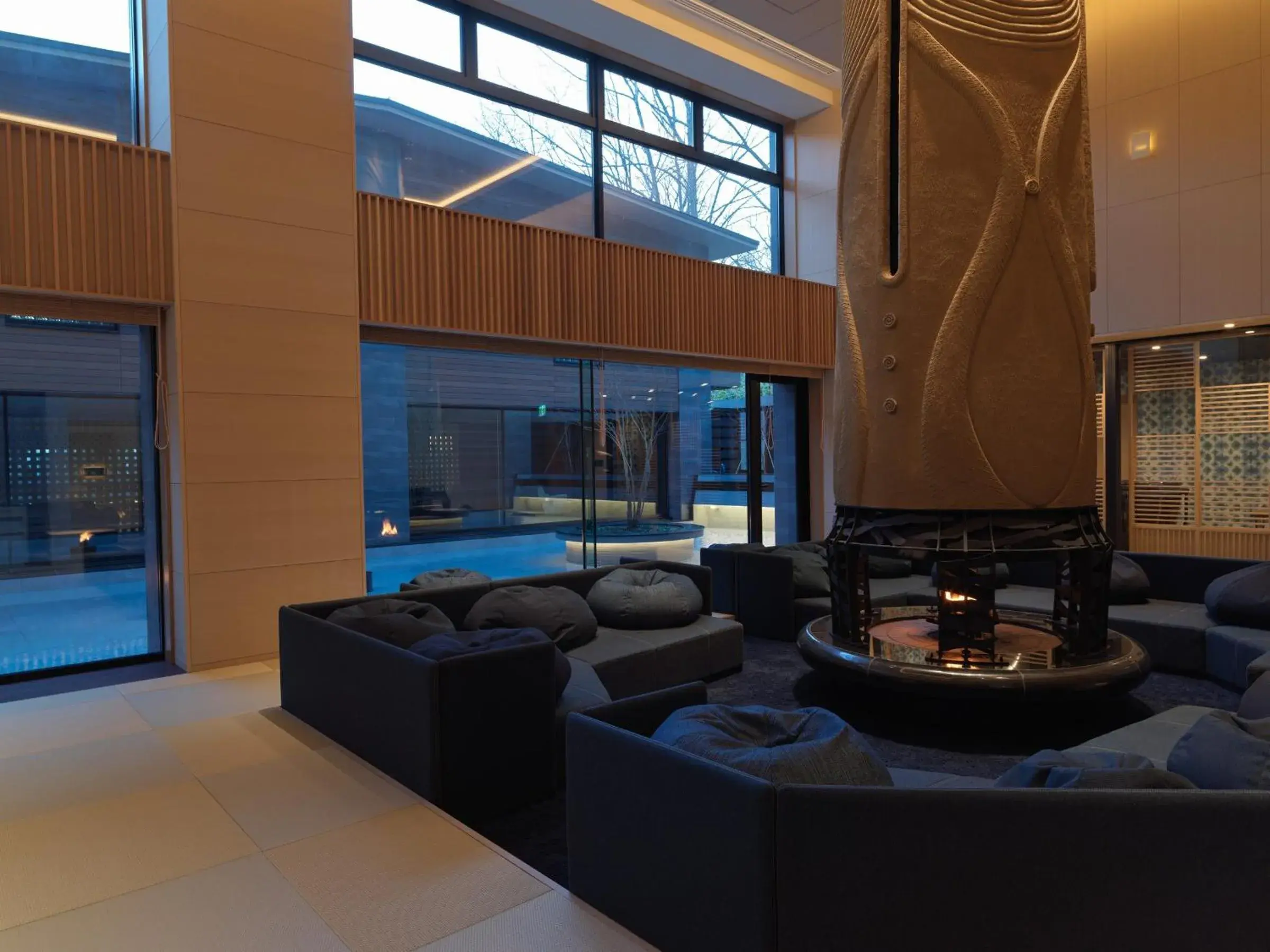 Lounge or bar in Lake Shikotsu Tsuruga Bessou AO no ZA Lounge or bar in Lake Shikotsu Tsuruga Bessou AO no ZA