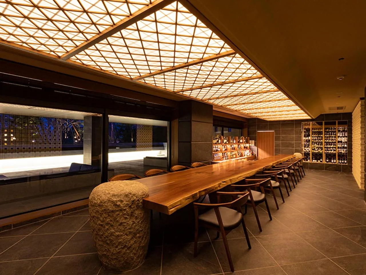 Lounge or bar in Lake Shikotsu Tsuruga Bessou AO no ZA