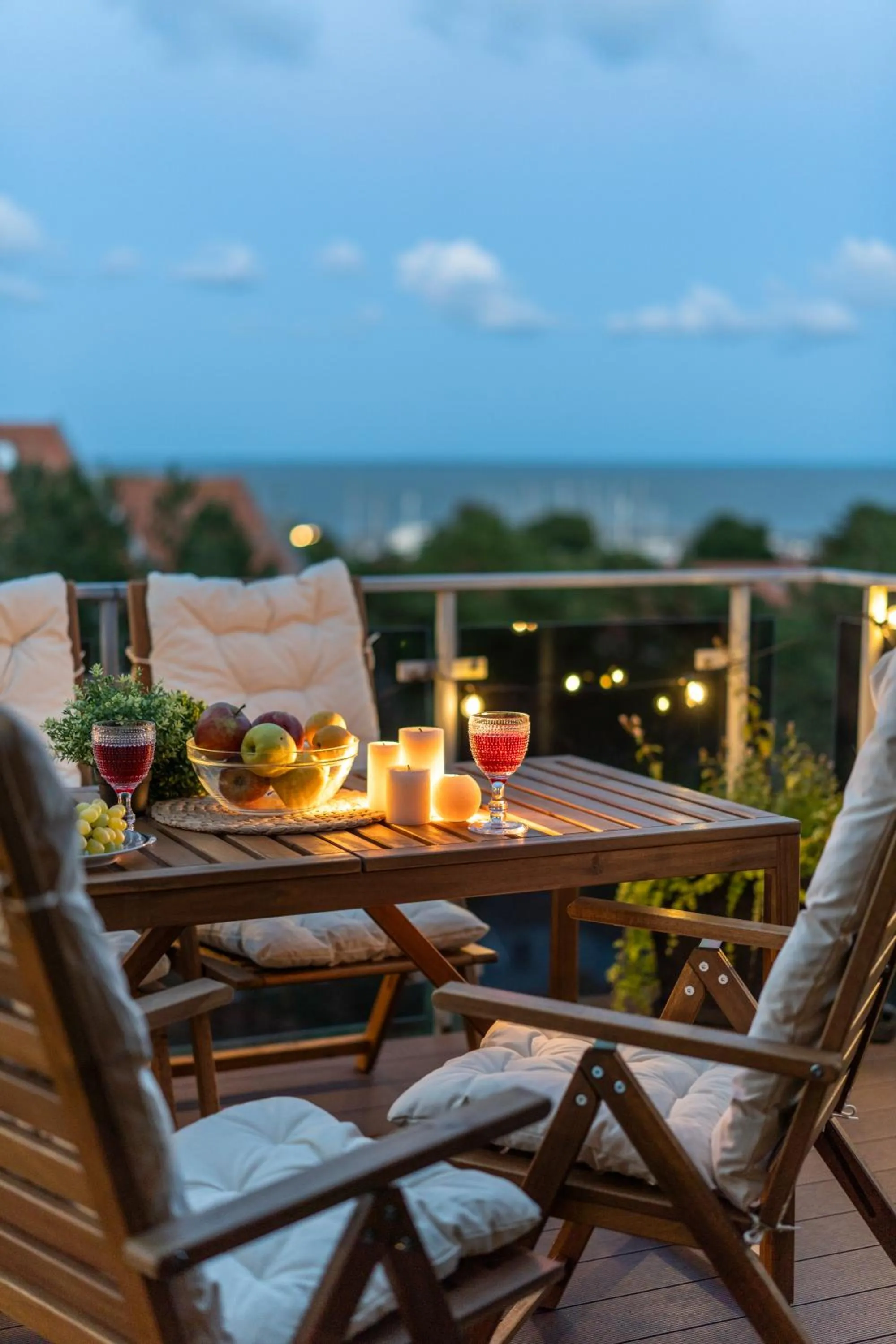 Patio in Visit Nida Apartments