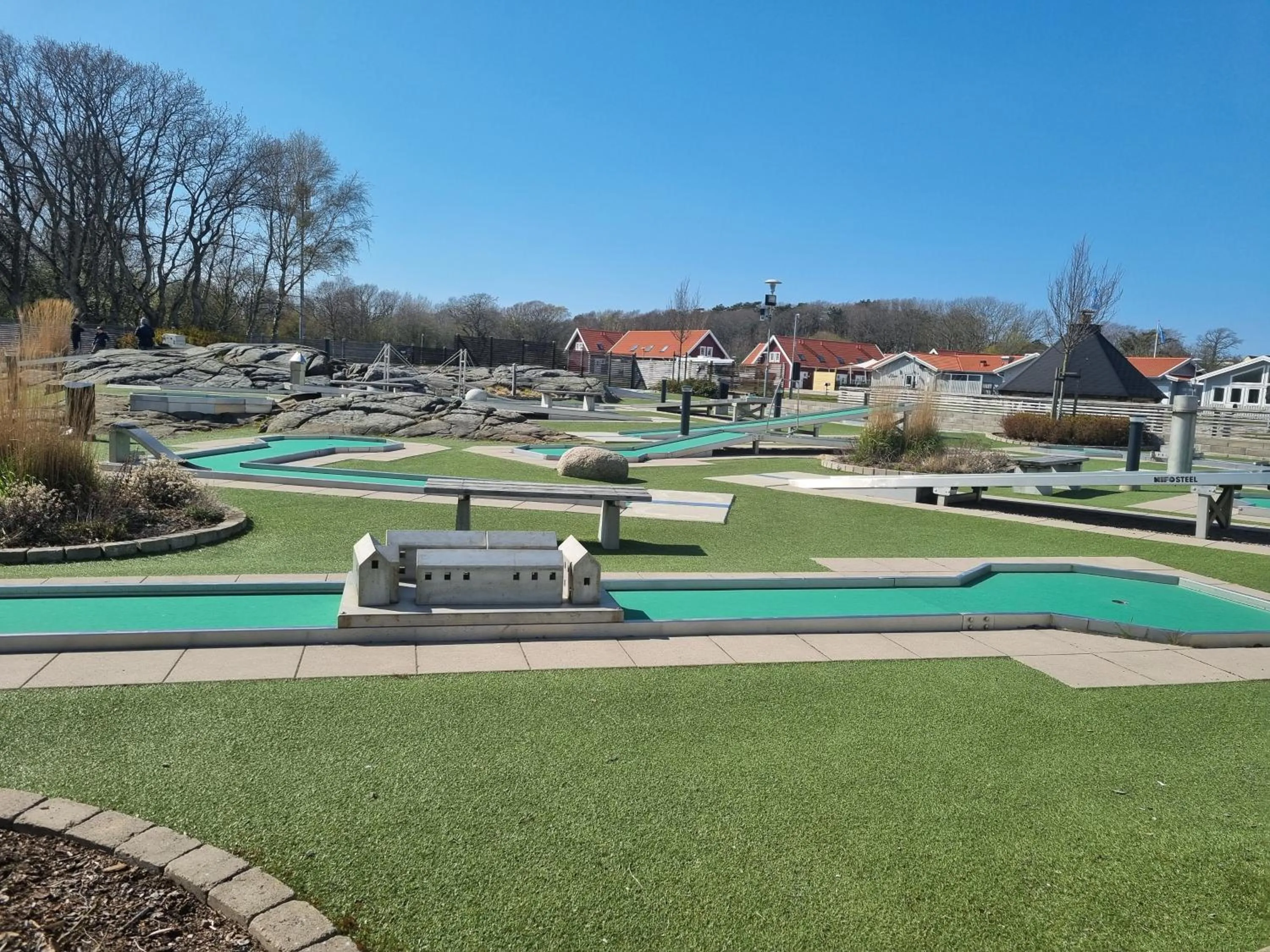 Minigolf in Apelviken Lägenhetshotell
