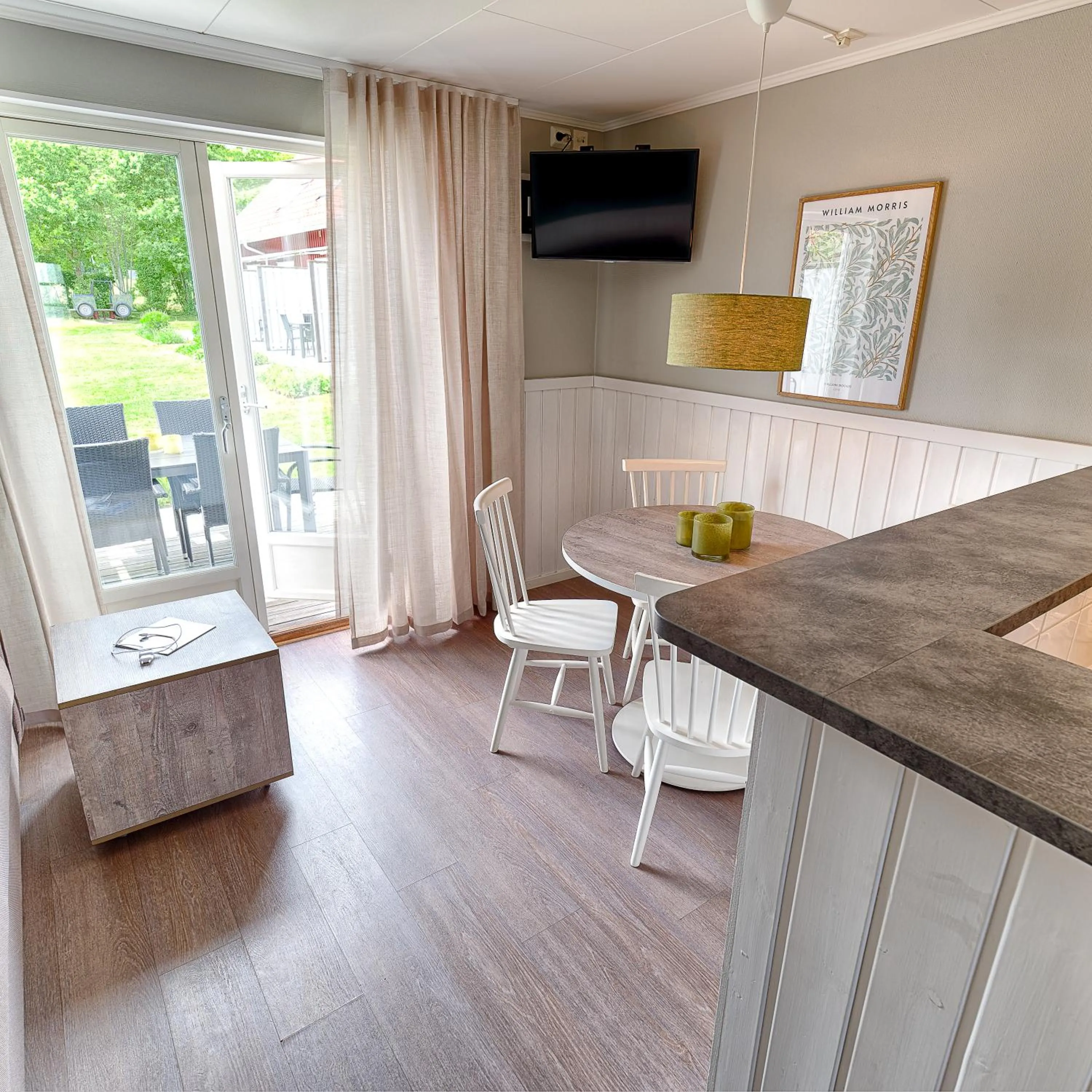 Living room in Apelviken Lägenhetshotell