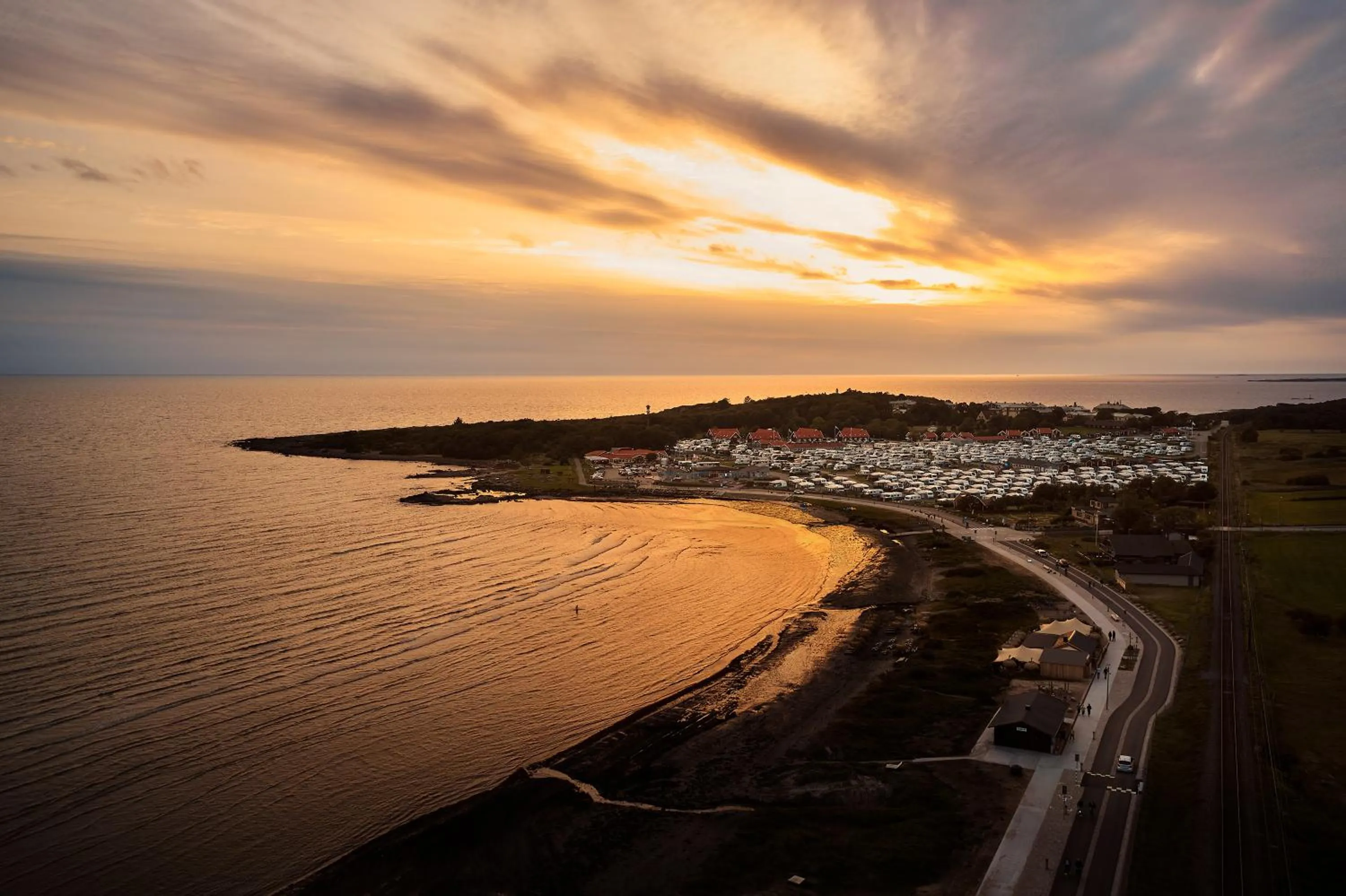 Bird's eye view in Apelviken Lägenhetshotell