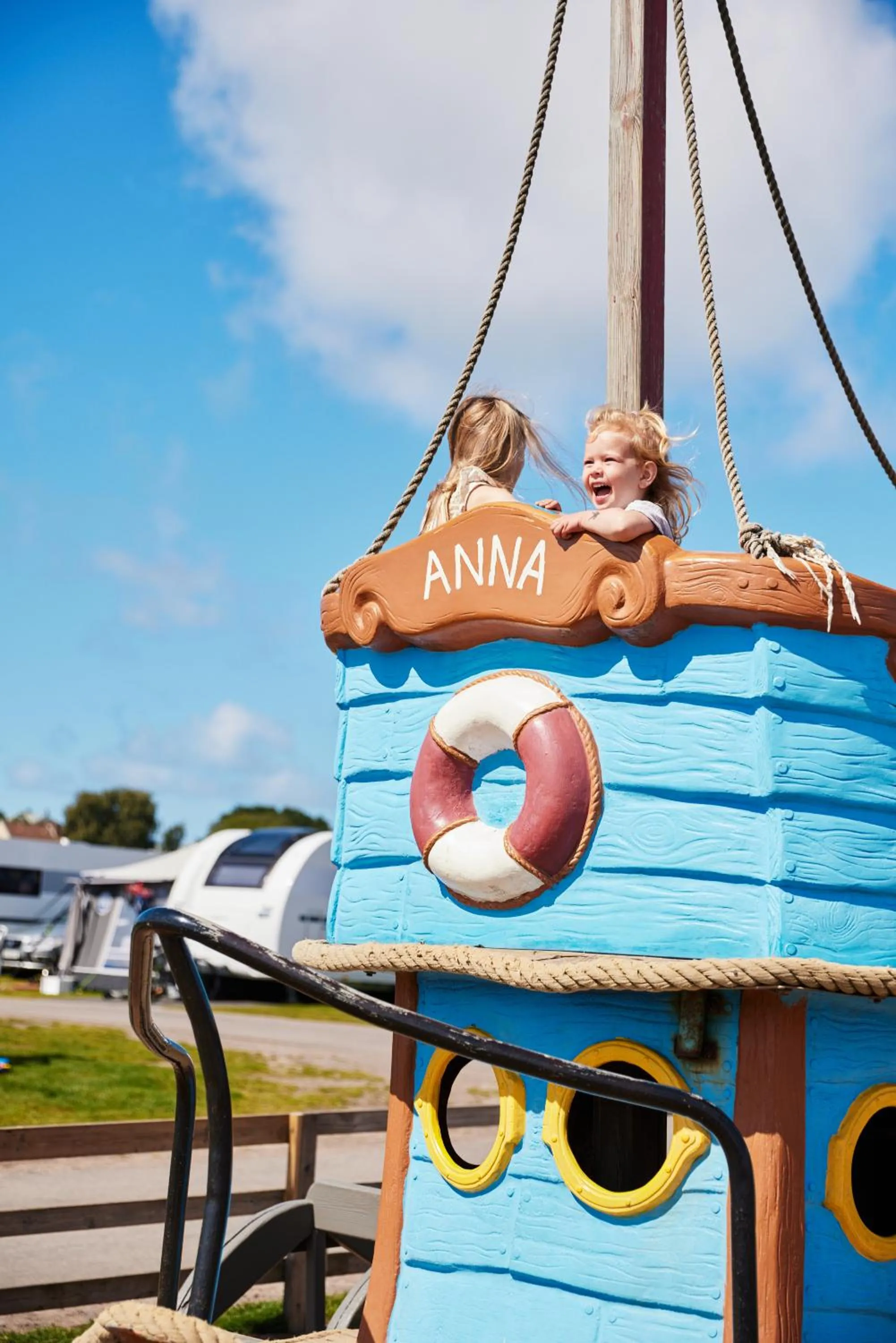 Children play ground in Apelviken Lägenhetshotell