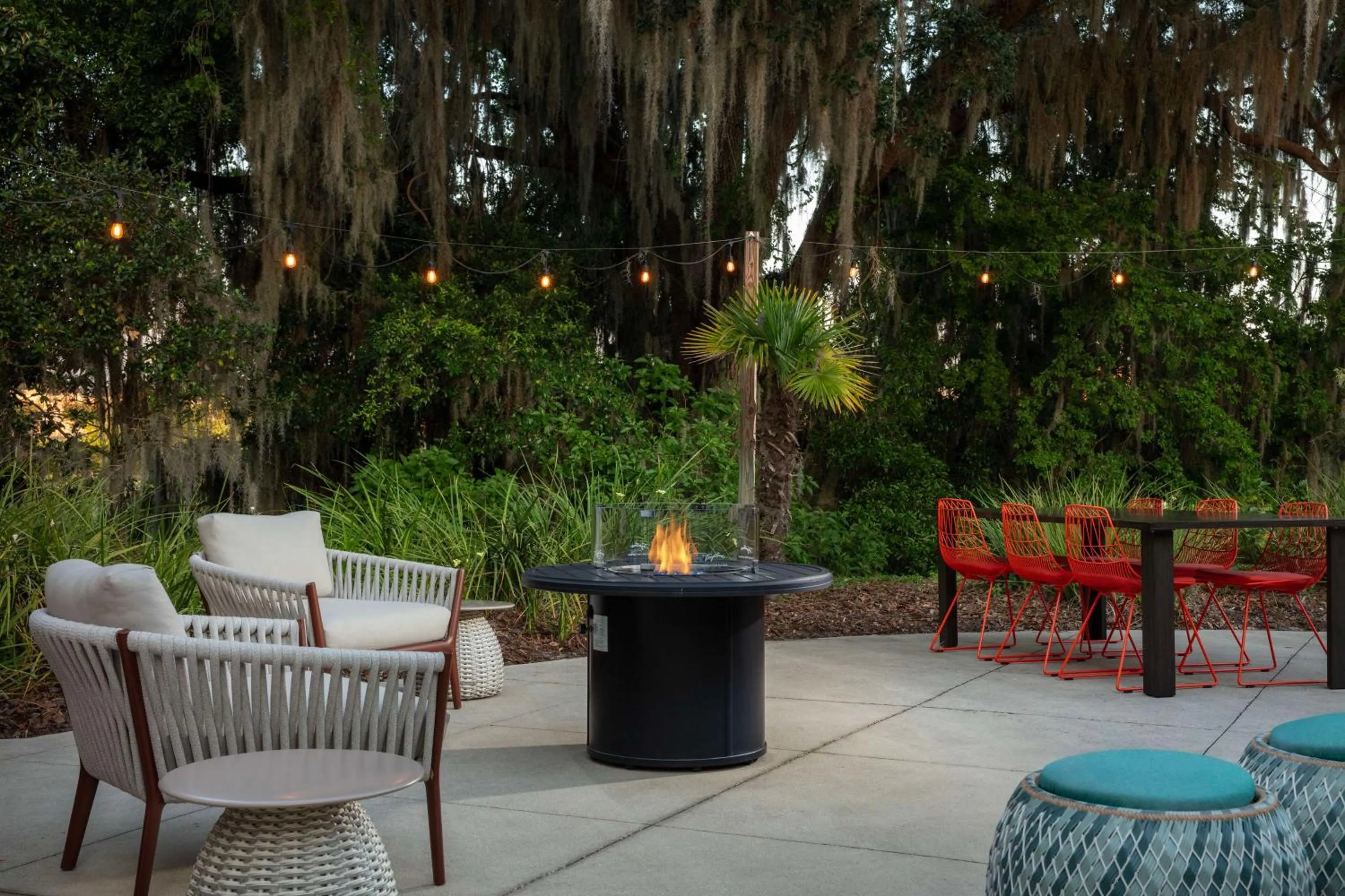 Patio in Hilton Garden Inn Gainesville