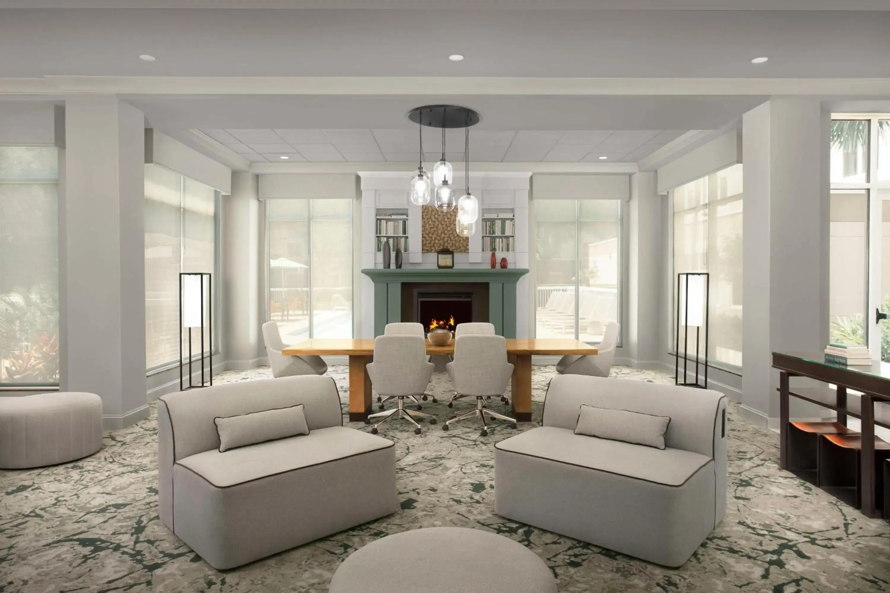 Lobby or reception in Hilton Garden Inn Gainesville Lobby or reception in Hilton Garden Inn Gainesville