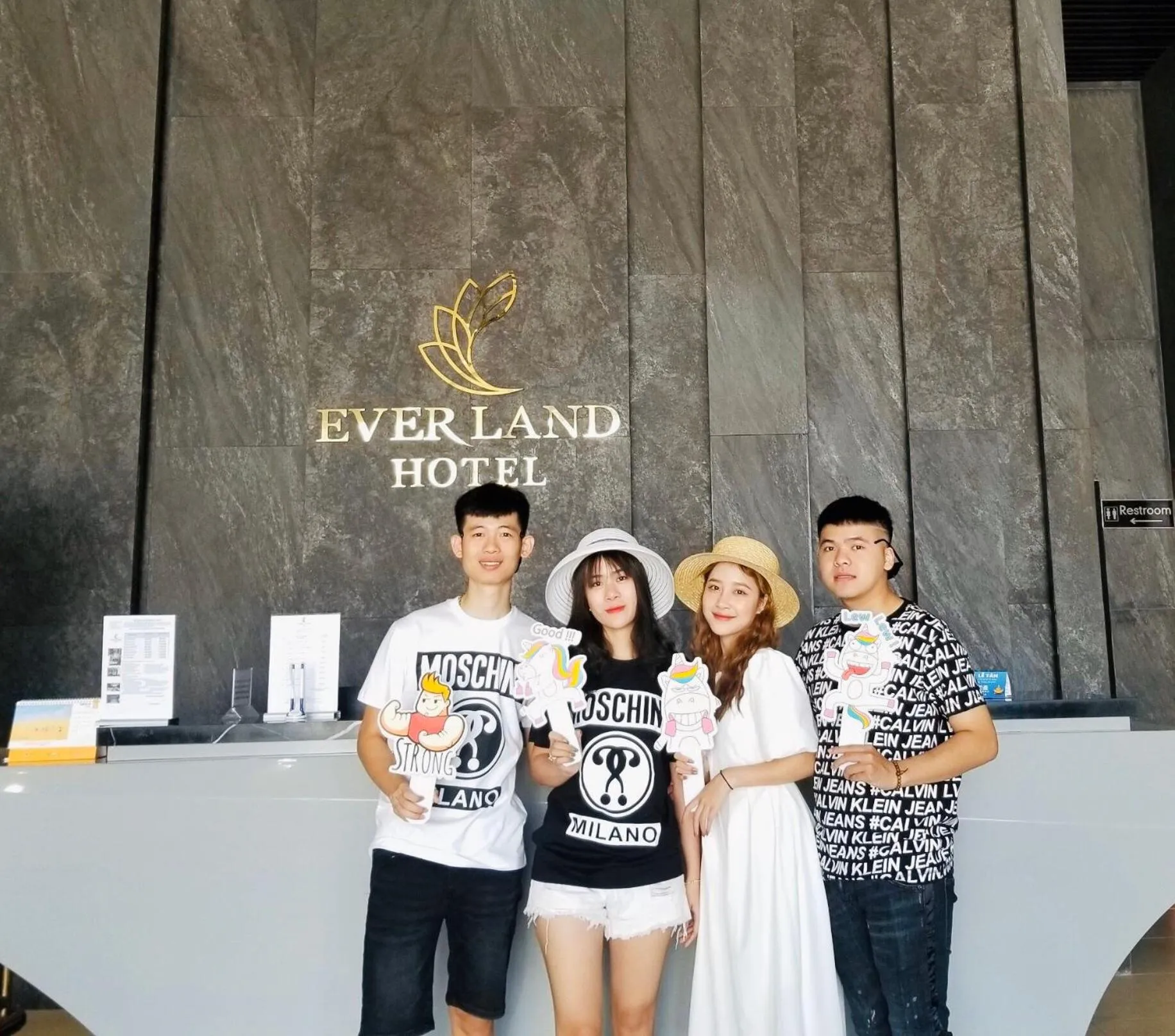 People in Everland Hotel