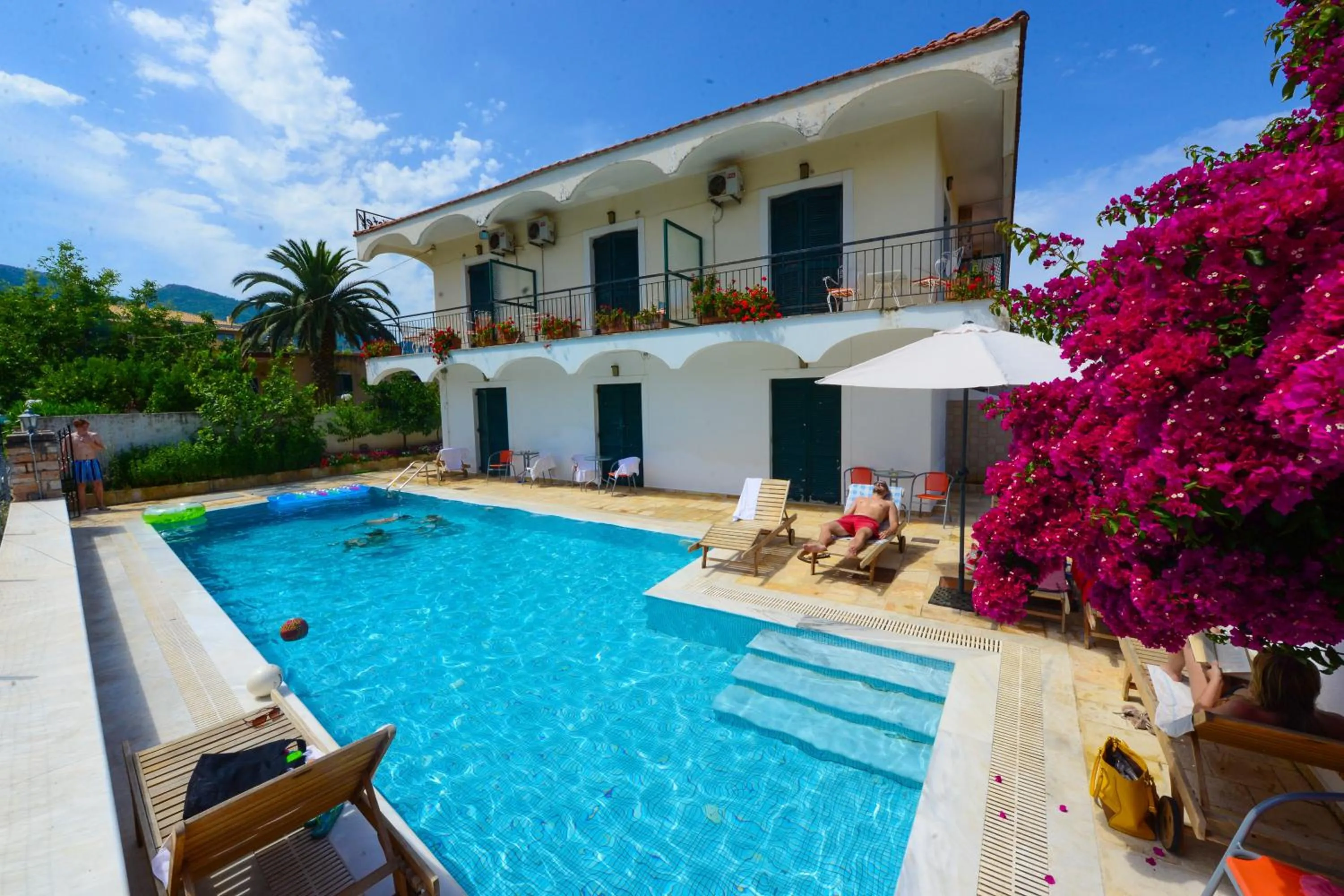 Pool view in Marie Hotel