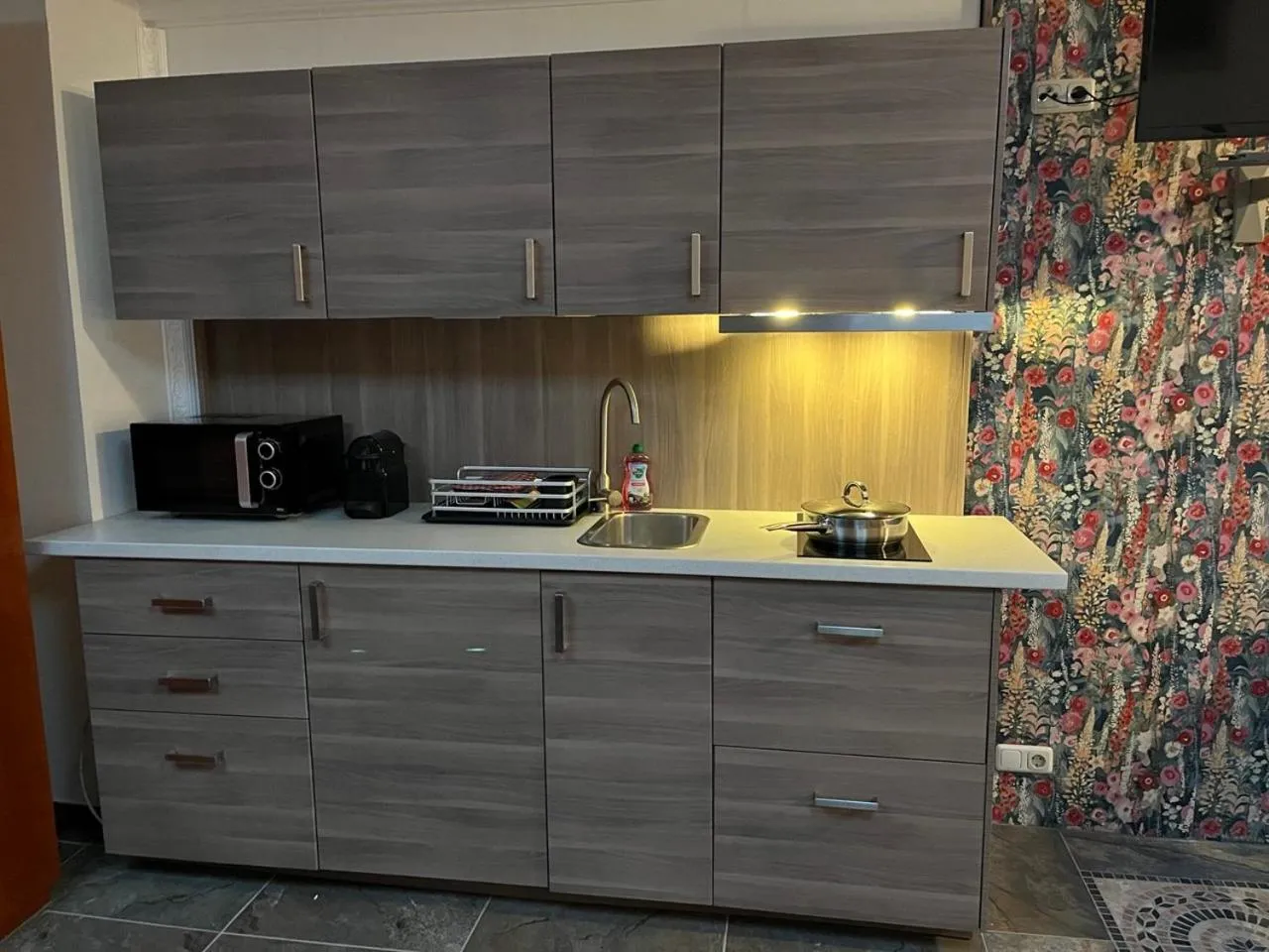 Kitchen or kitchenette in Cityhotel Ratheiser