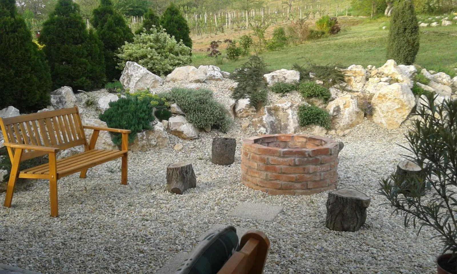 BBQ facilities in Janus Apartman