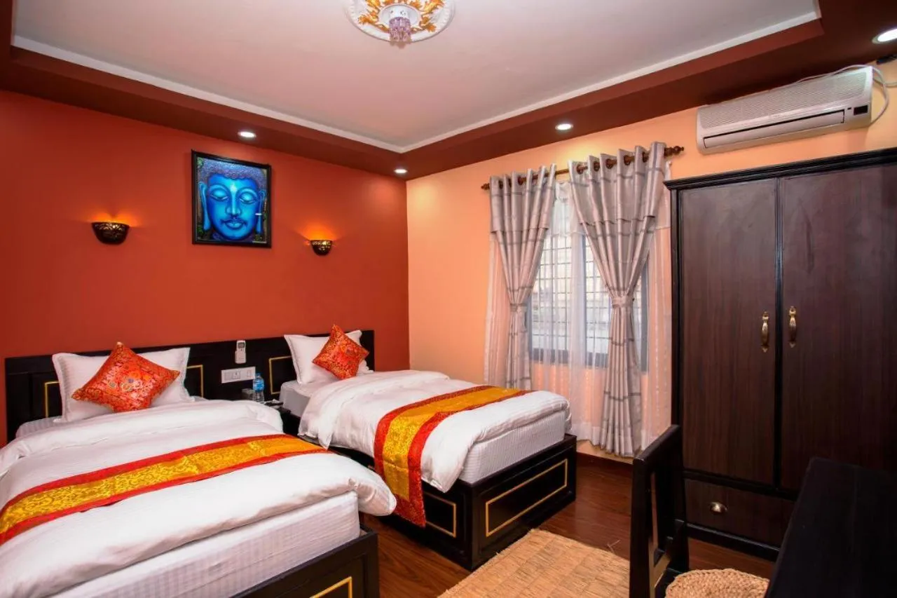 Photo of the whole room, Bed in Gurung's Home