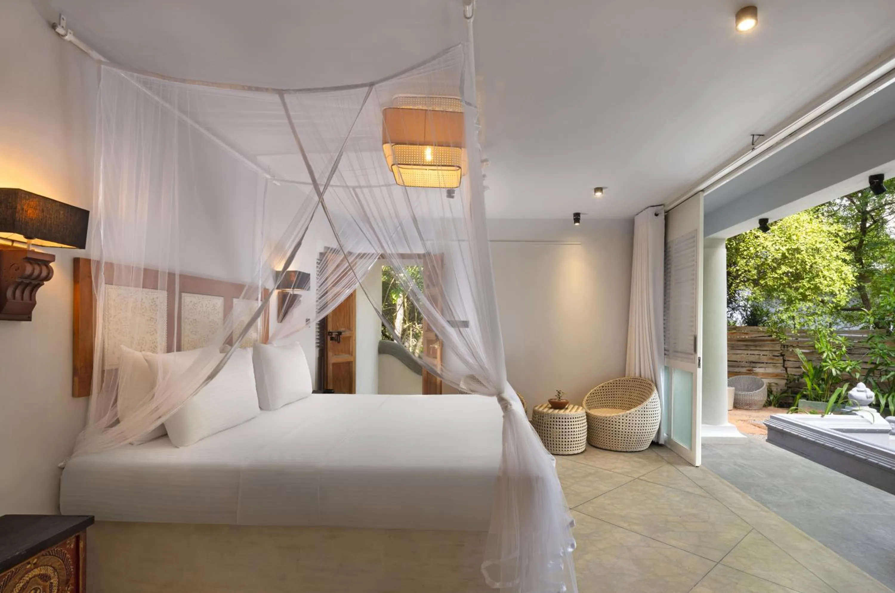 Bedroom, Bed in Ravana Garden