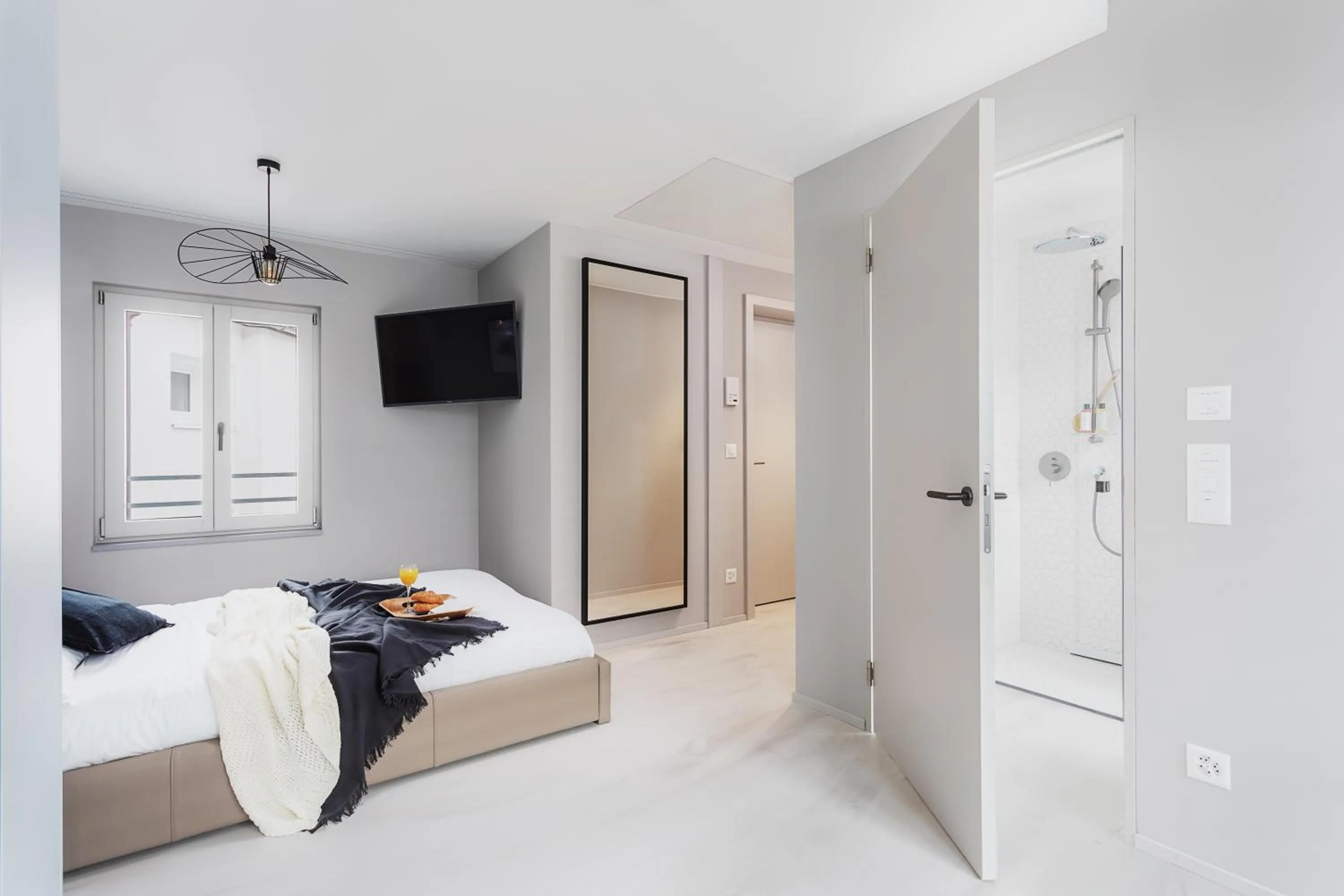 Bed in VISIONAPARTMENTS Zweierstrasse - contactless check-in