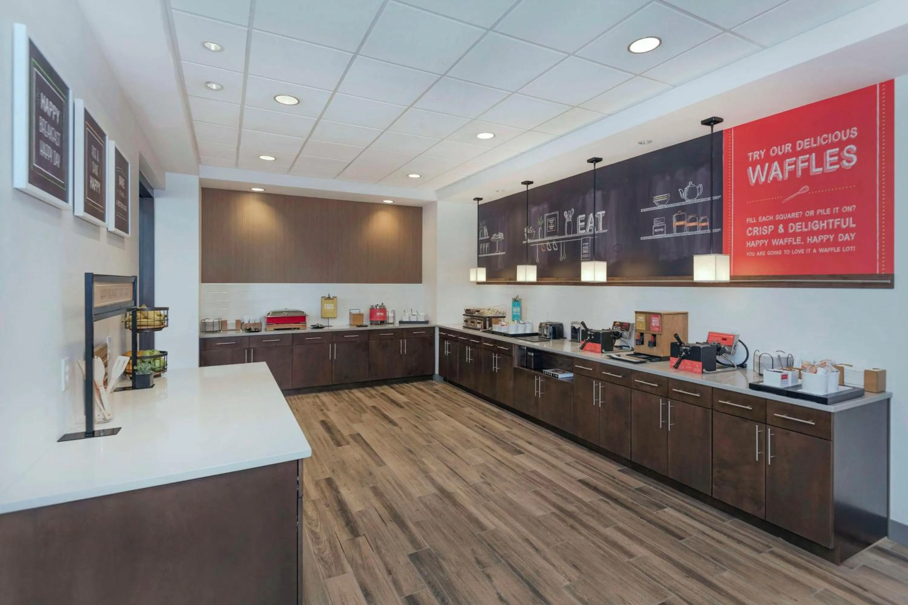 Food and drinks in Hampton Inn & Suites Burlington