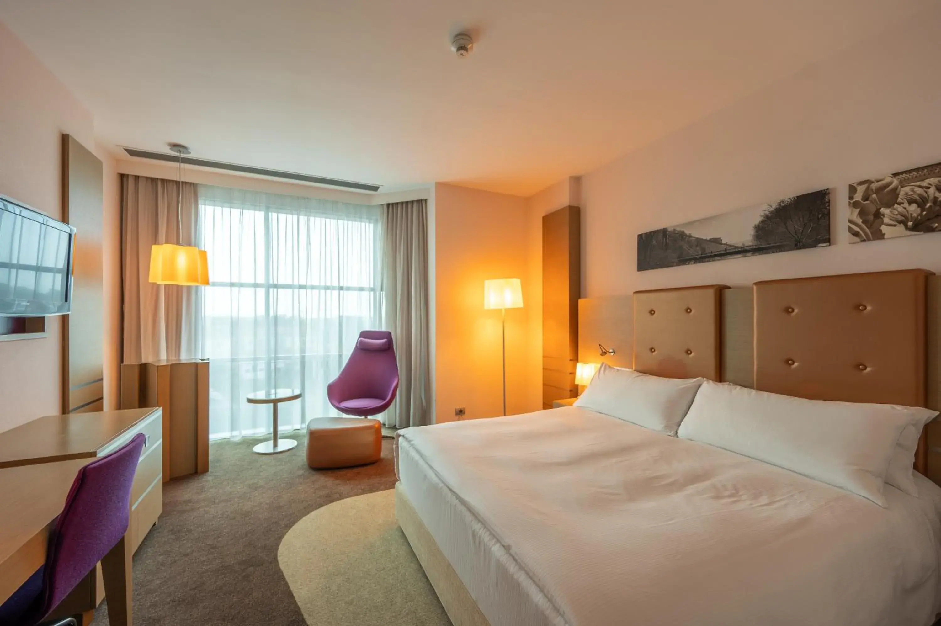 King Room with View in DoubleTree by Hilton Oradea King Room with View in DoubleTree by Hilton Oradea