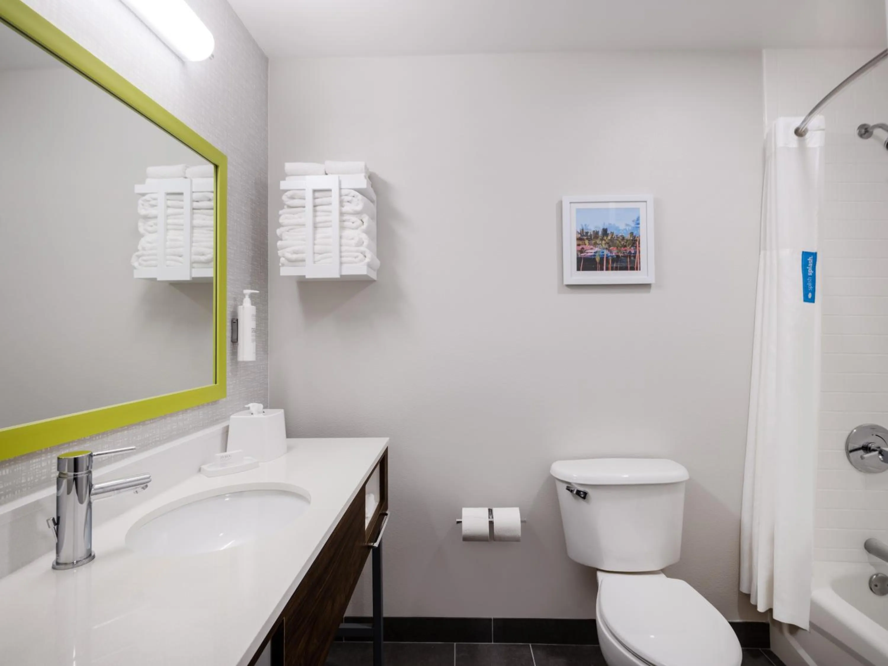 Shower in Hampton Inn Deerfield Beach