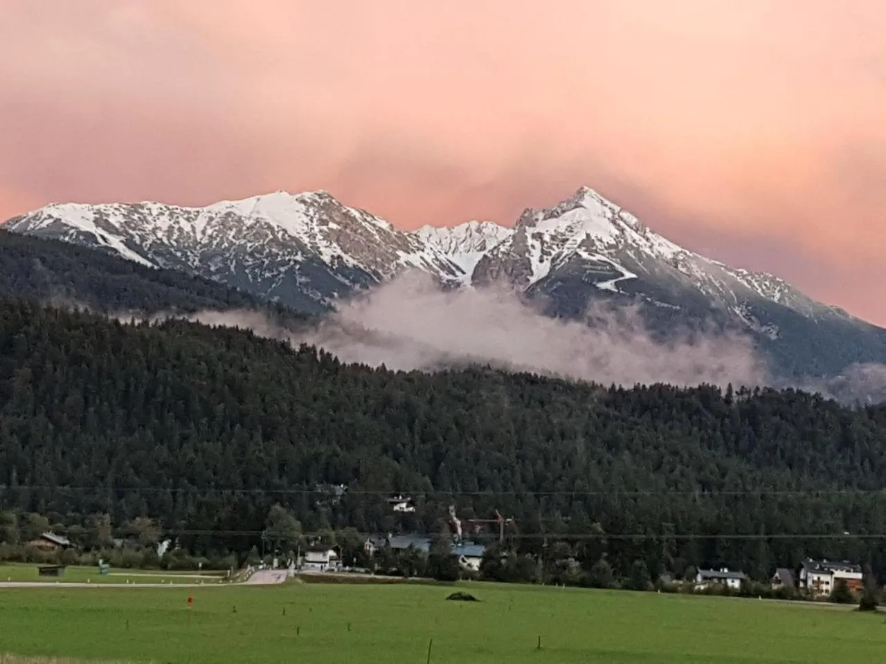 Natural landscape in Pension und Apartments Landhaus Marie