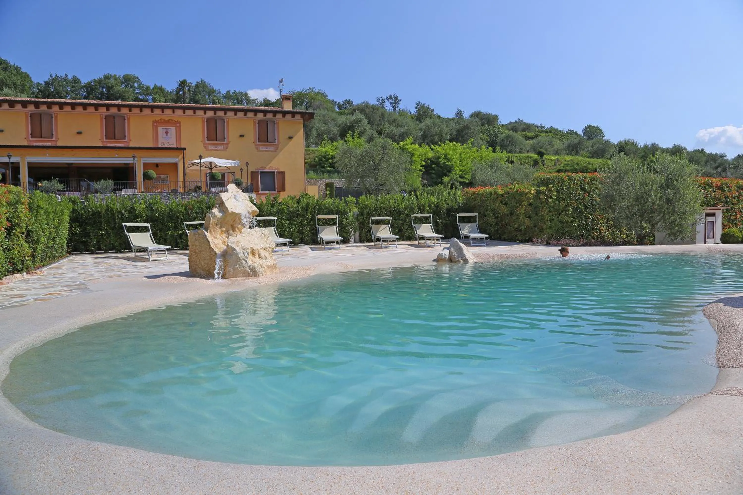 Pool view in La Zerla