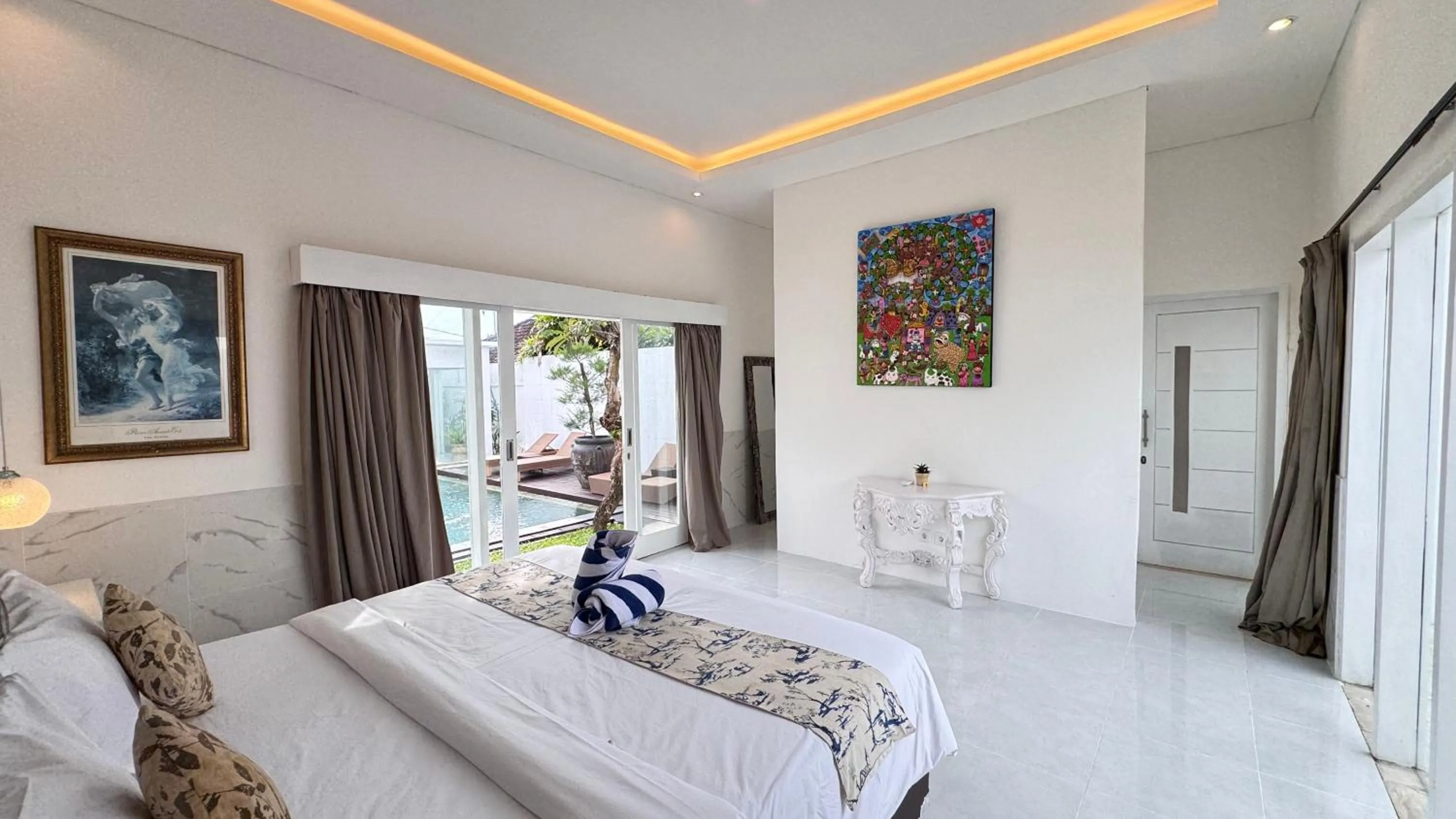 Bed in Casa Priya Canggu