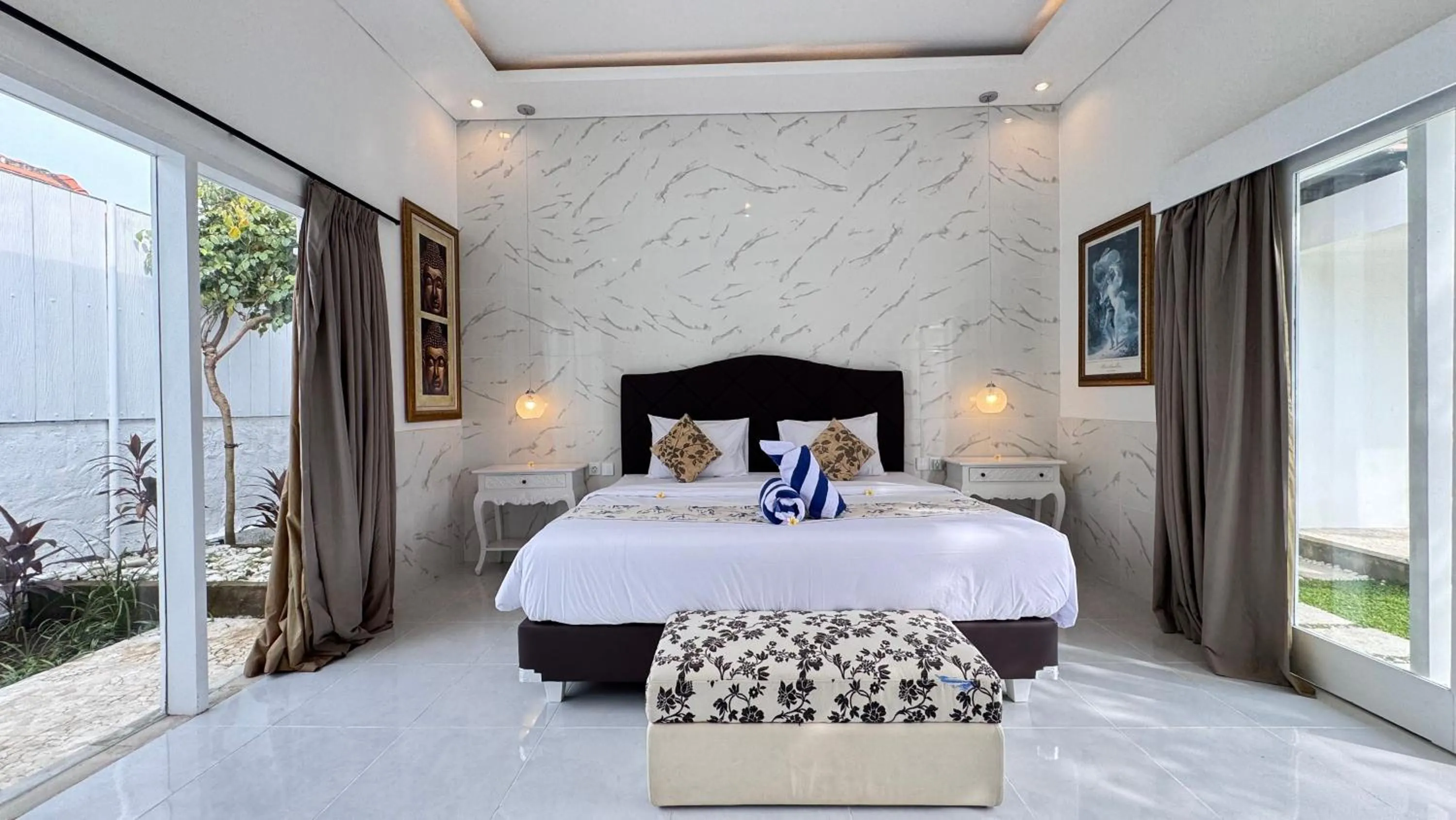 Bed in Casa Priya Canggu