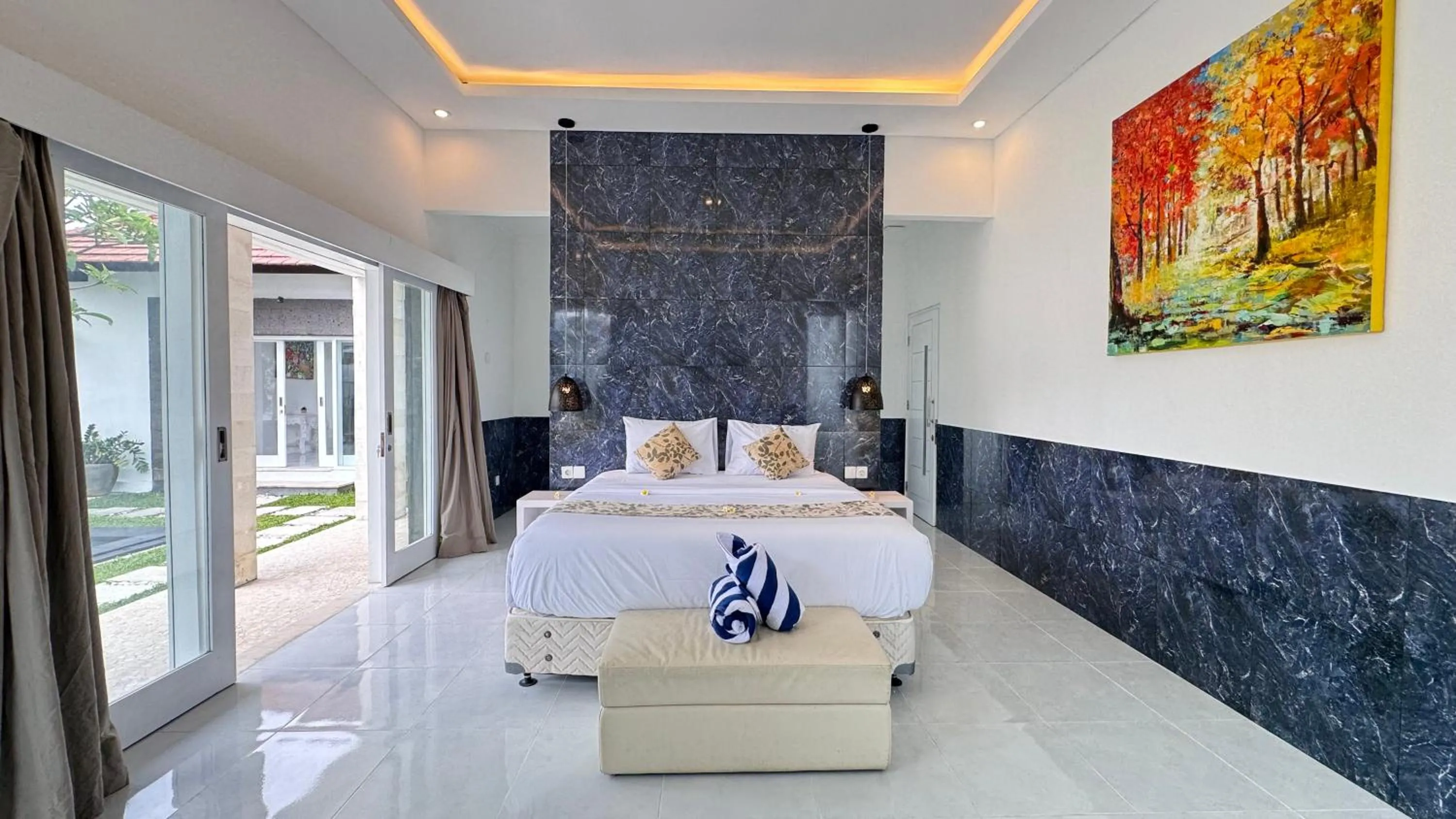 Bed in Casa Priya Canggu