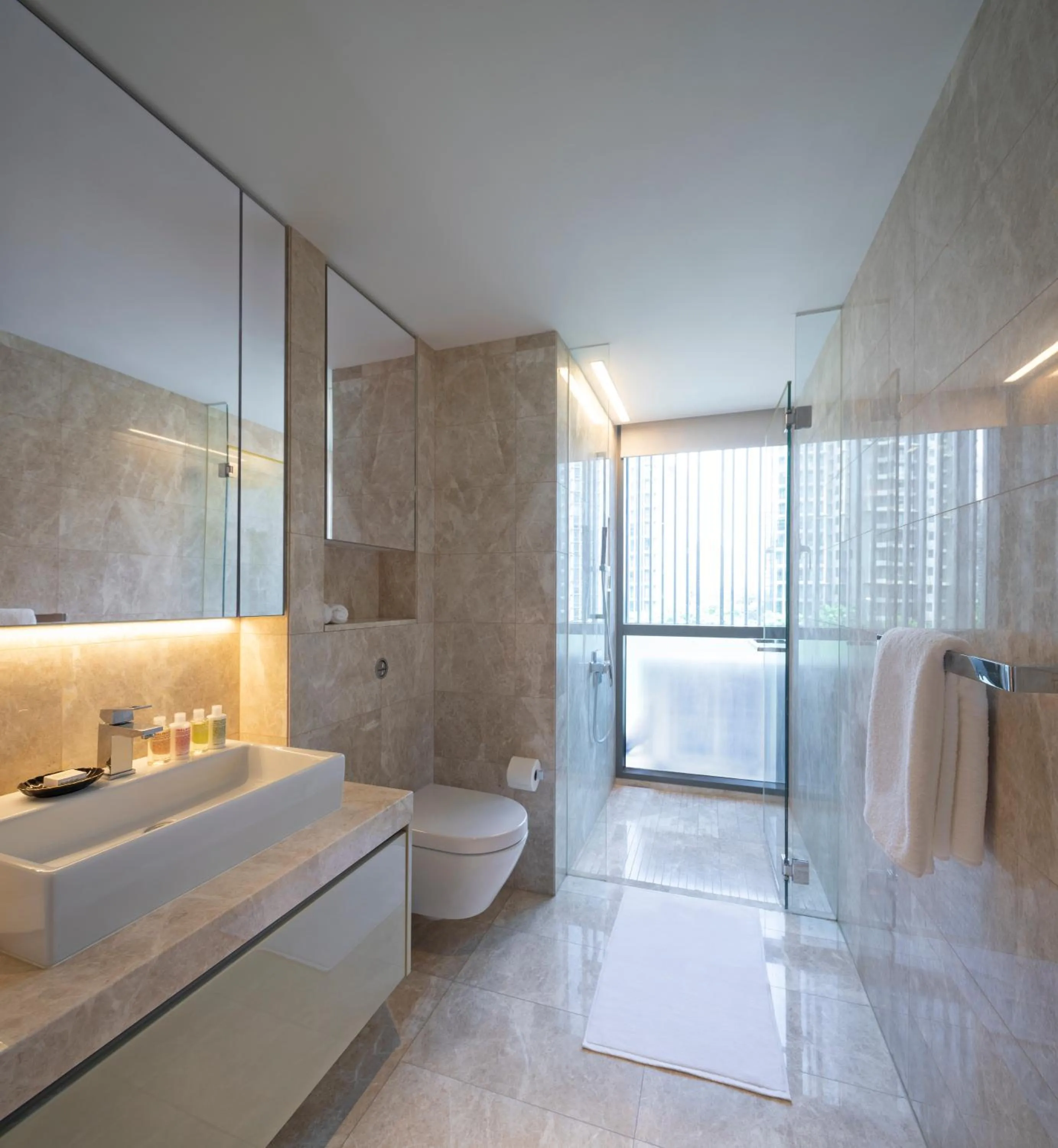 Bathroom in Fraser Residence Orchard Singapore