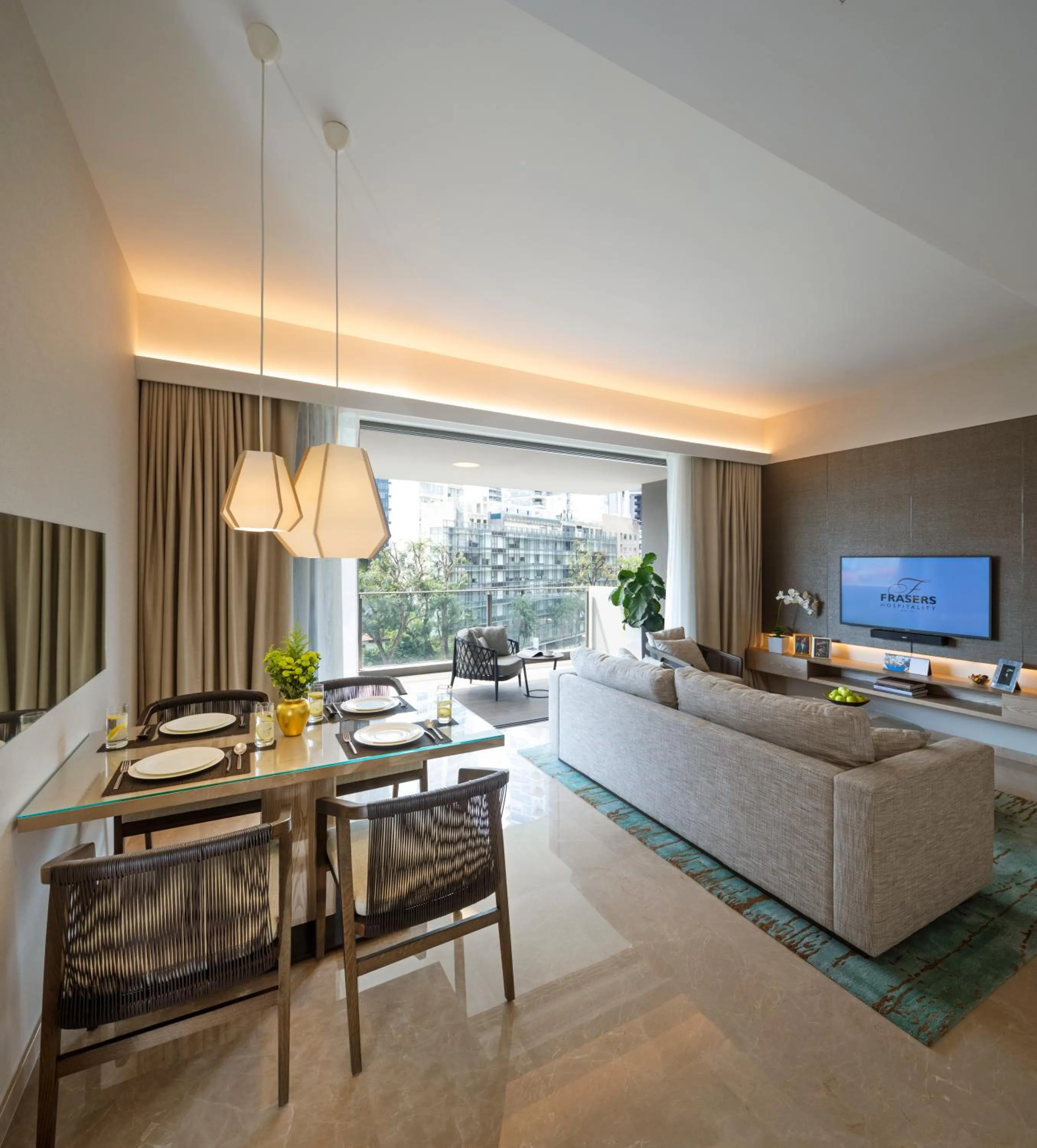 TV and multimedia in Fraser Residence Orchard Singapore