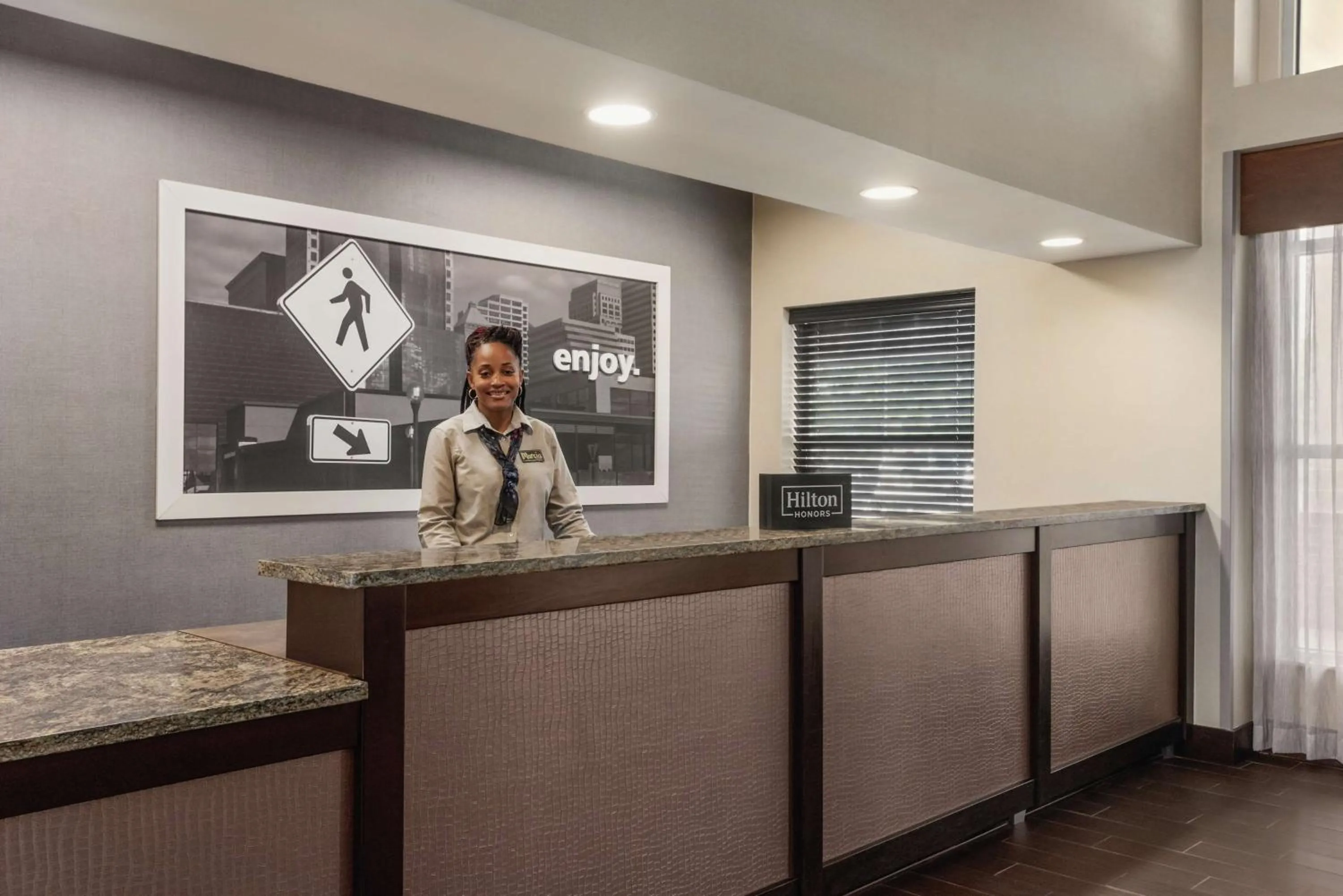 Lobby or reception in Hampton Inn & Suites Fort Wayne-North