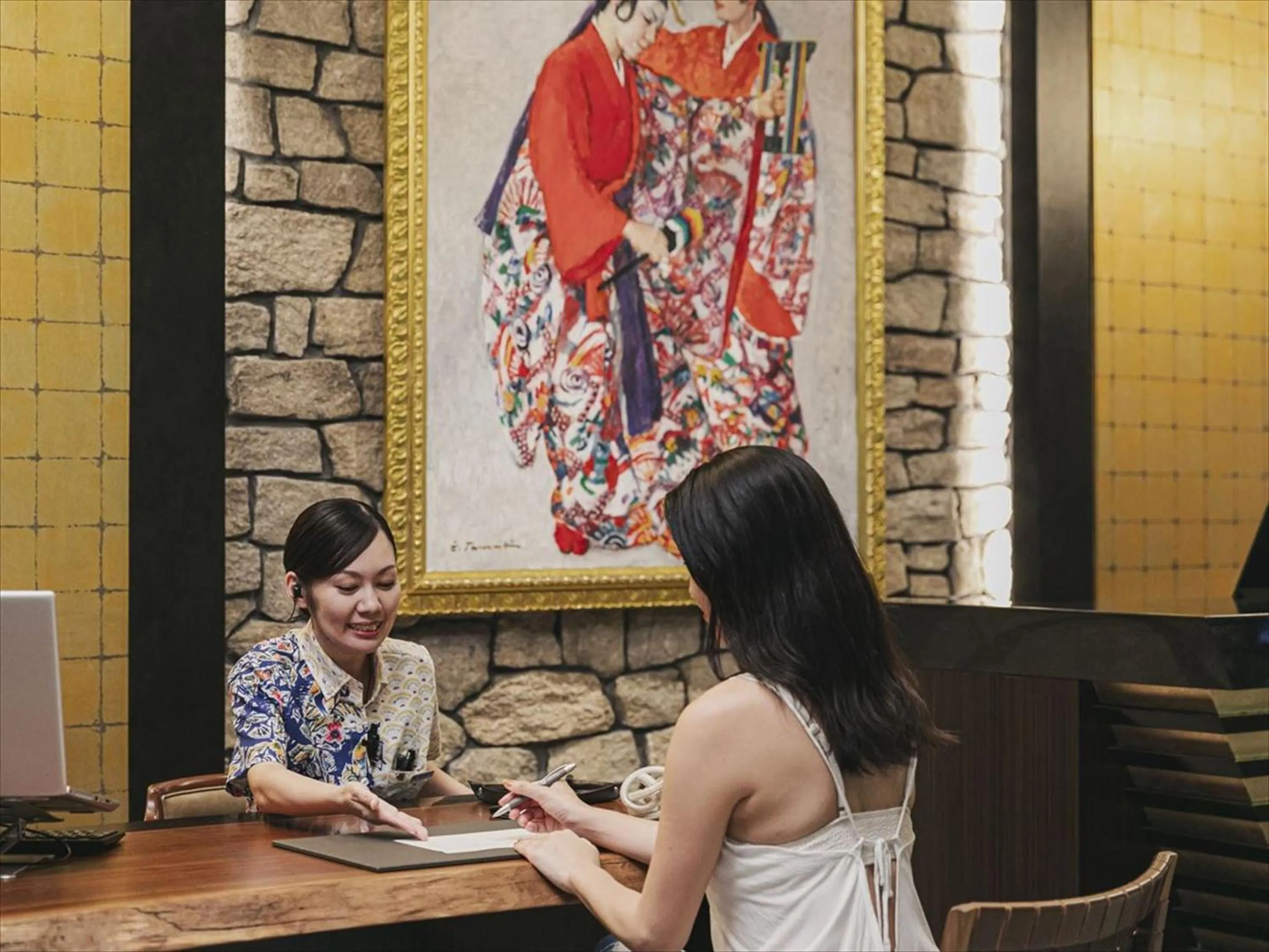 Lobby or reception in Okinawa EXES Naha