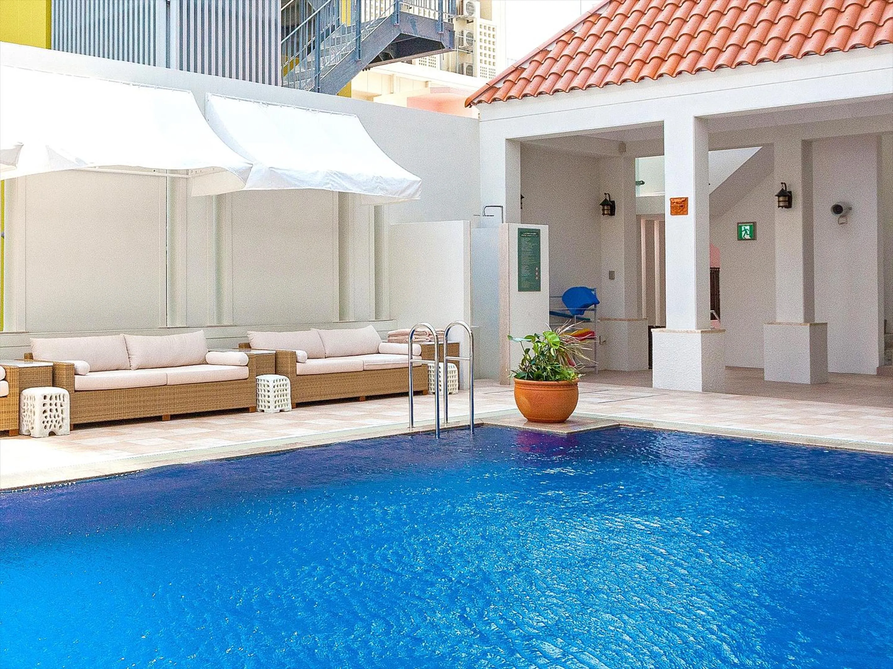 Swimming pool in Okinawa EXES Naha