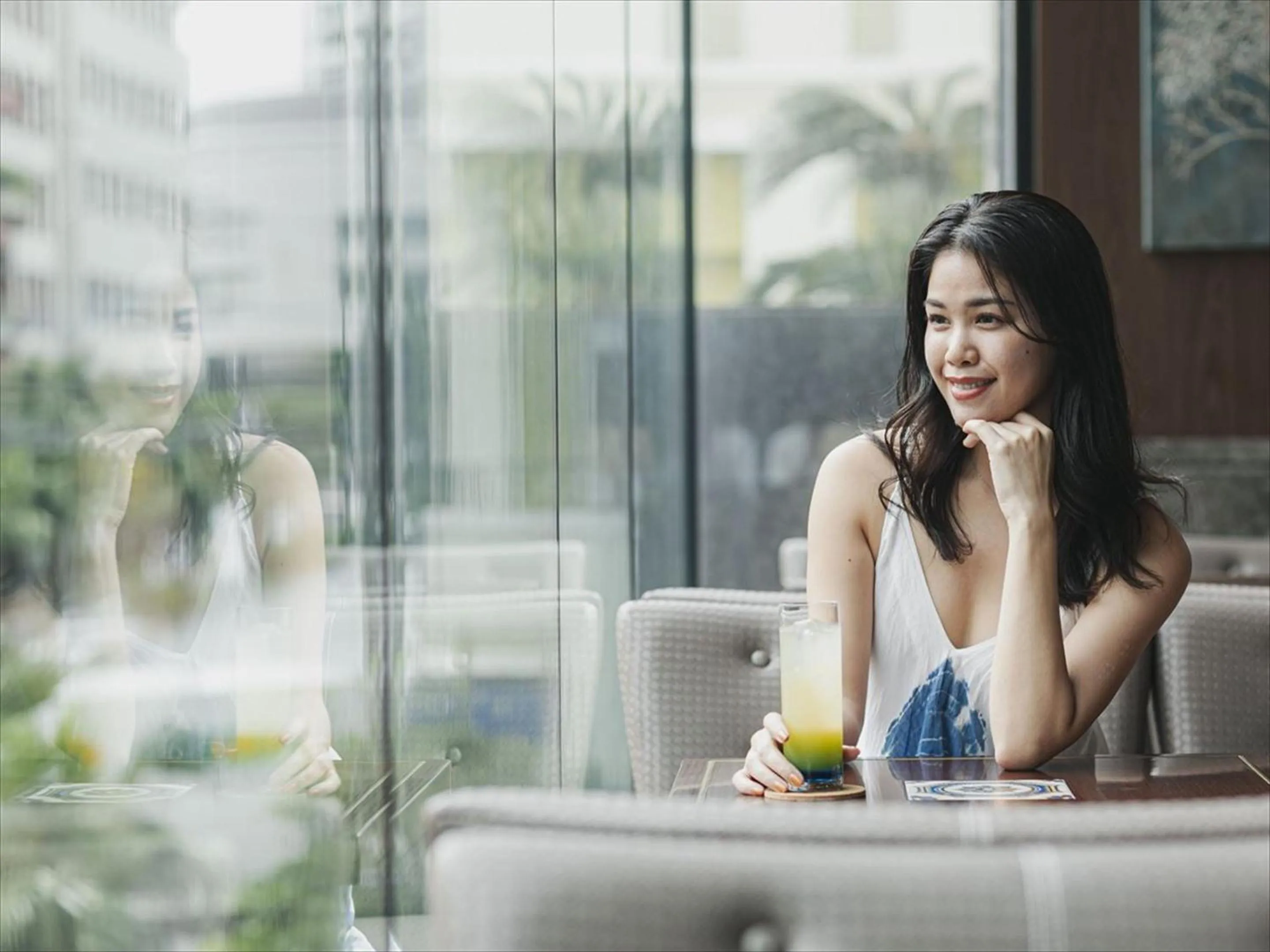 Lounge or bar in Okinawa EXES Naha