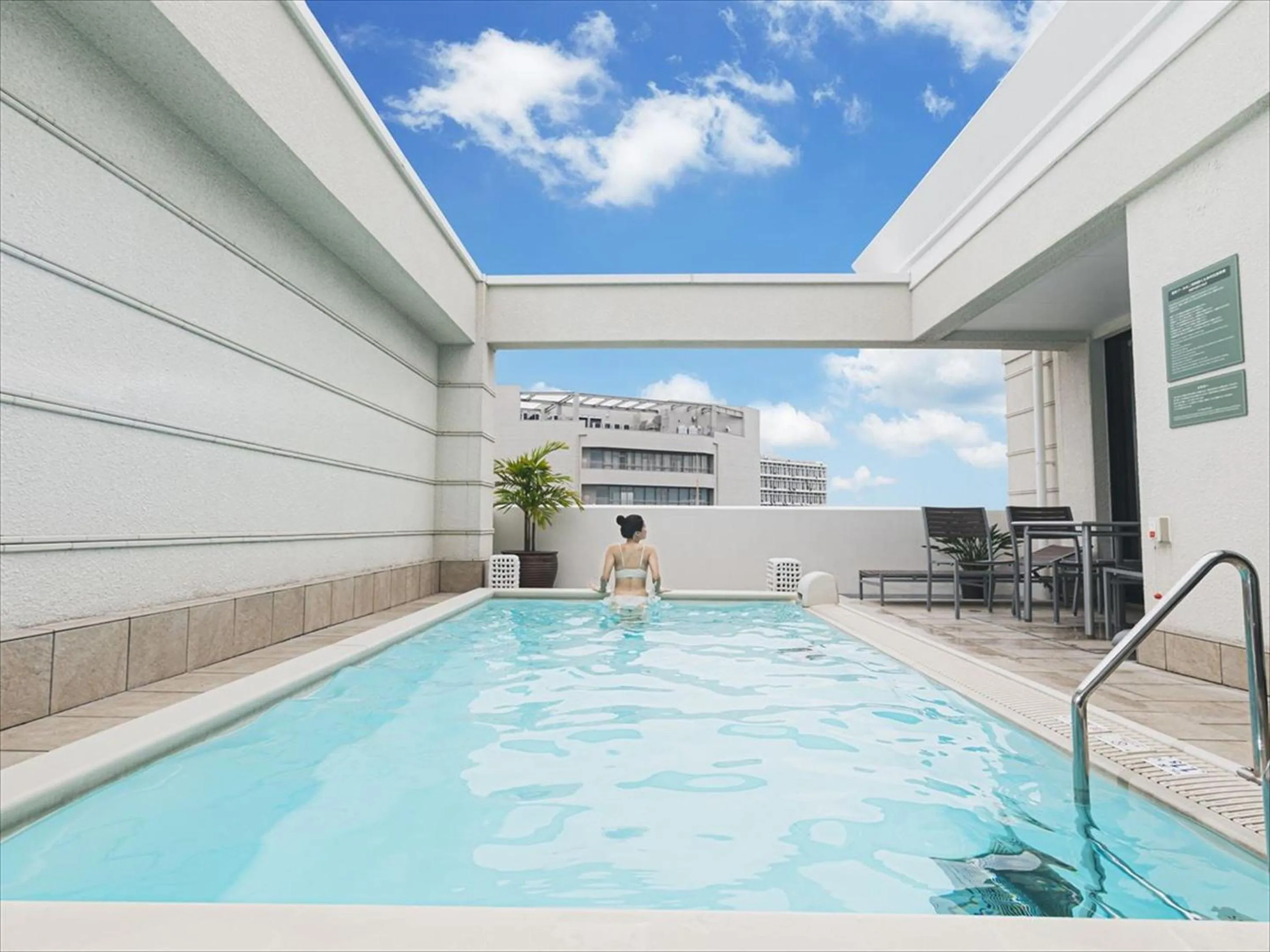 Swimming pool in Okinawa EXES Naha