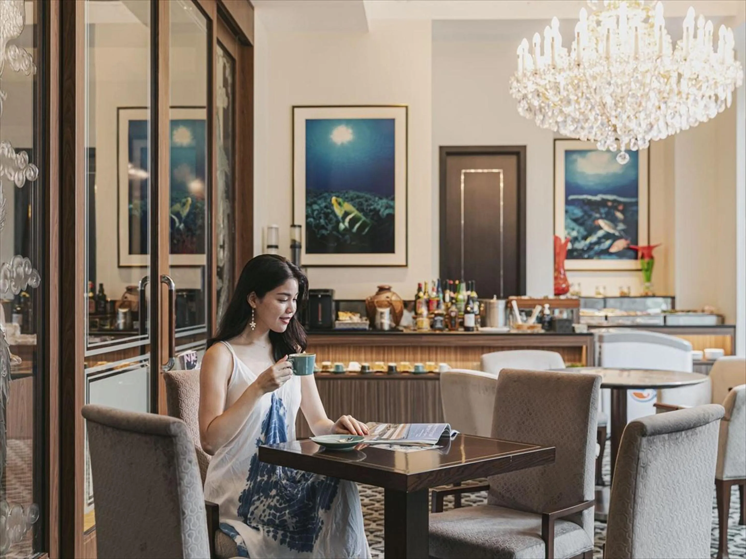 Lounge or bar in Okinawa EXES Naha