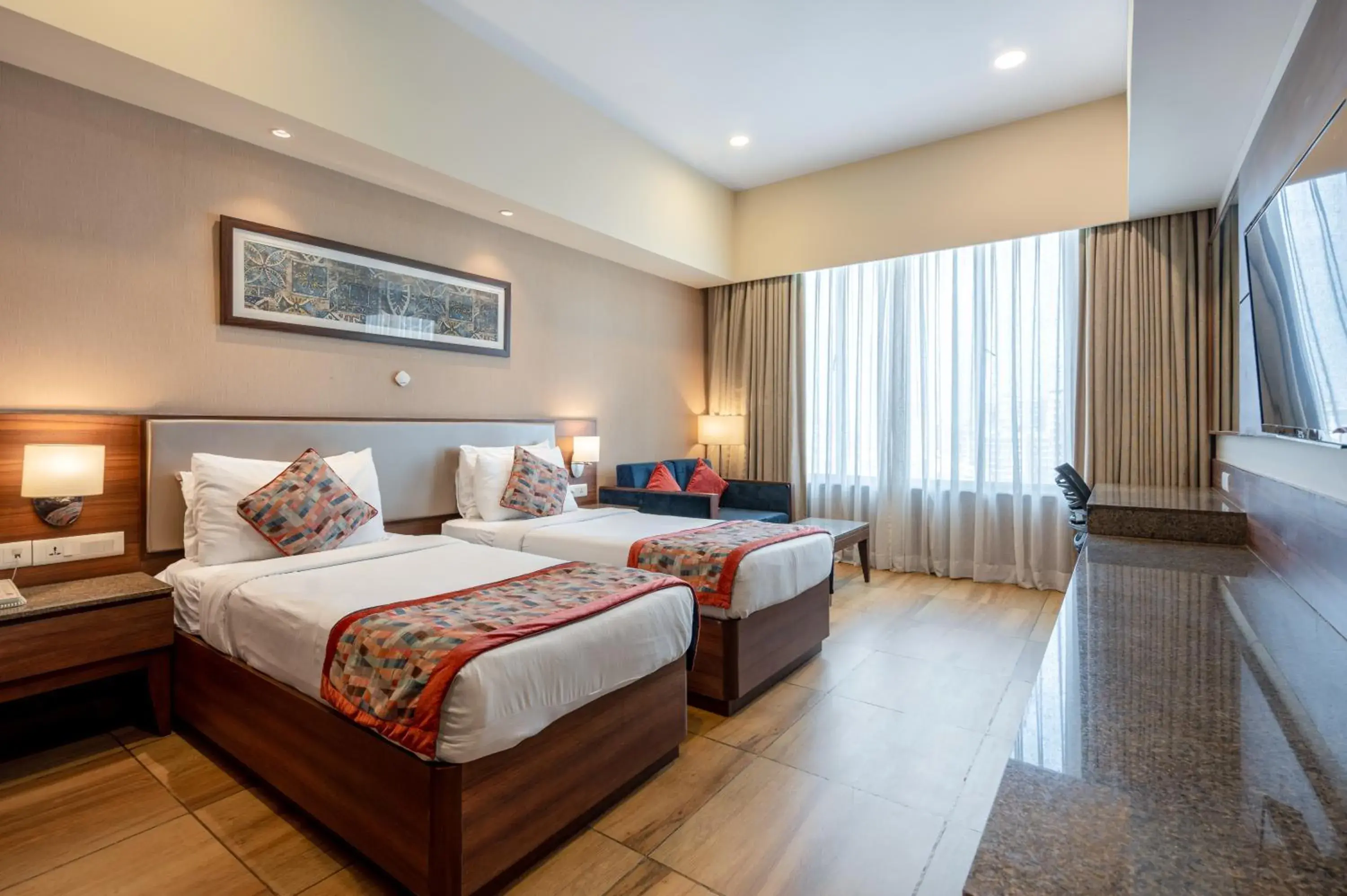 Bed in GCC Hotel and Club Bed in GCC Hotel and Club