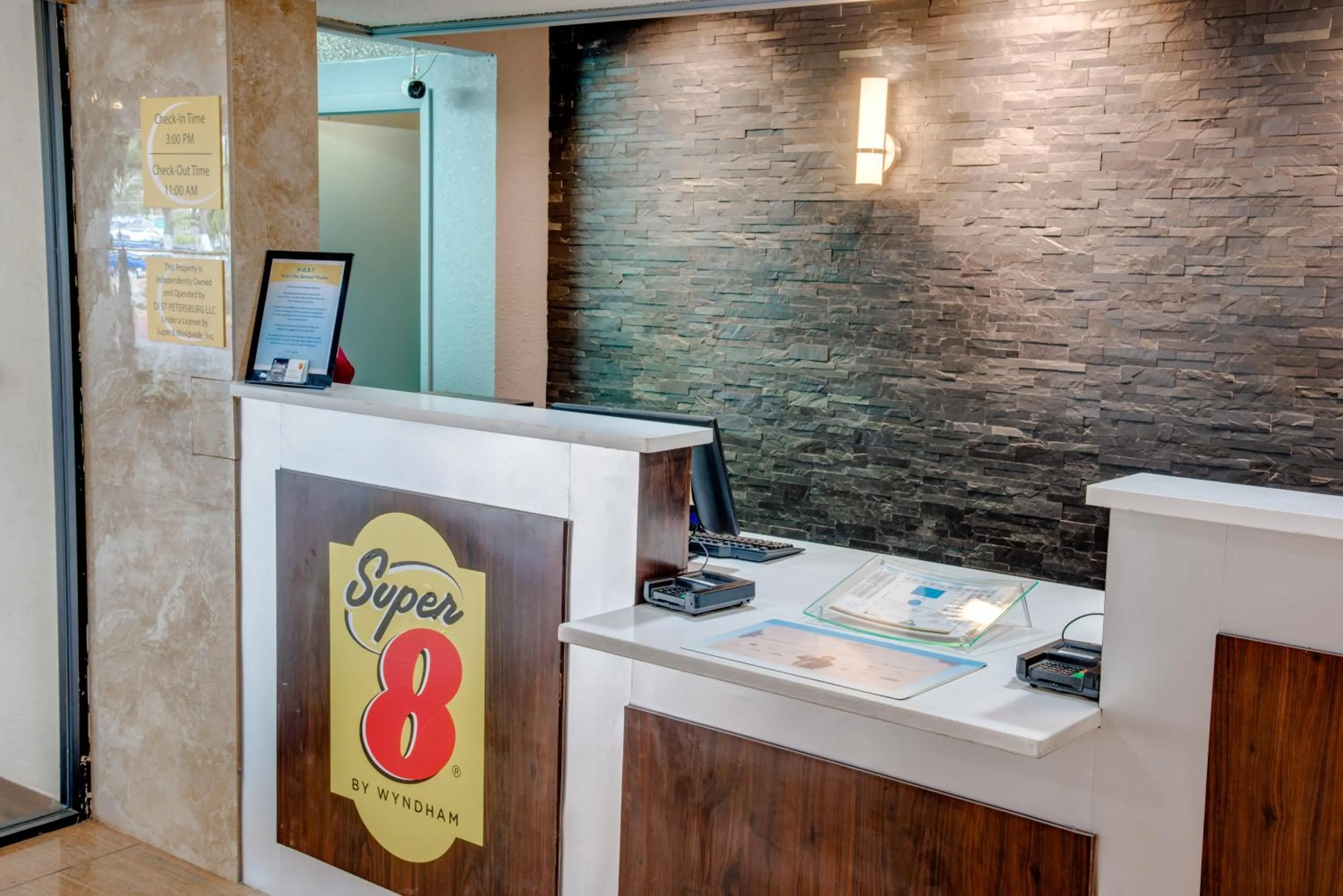 Lobby or reception in Super 8 by Wyndham St. Petersburg