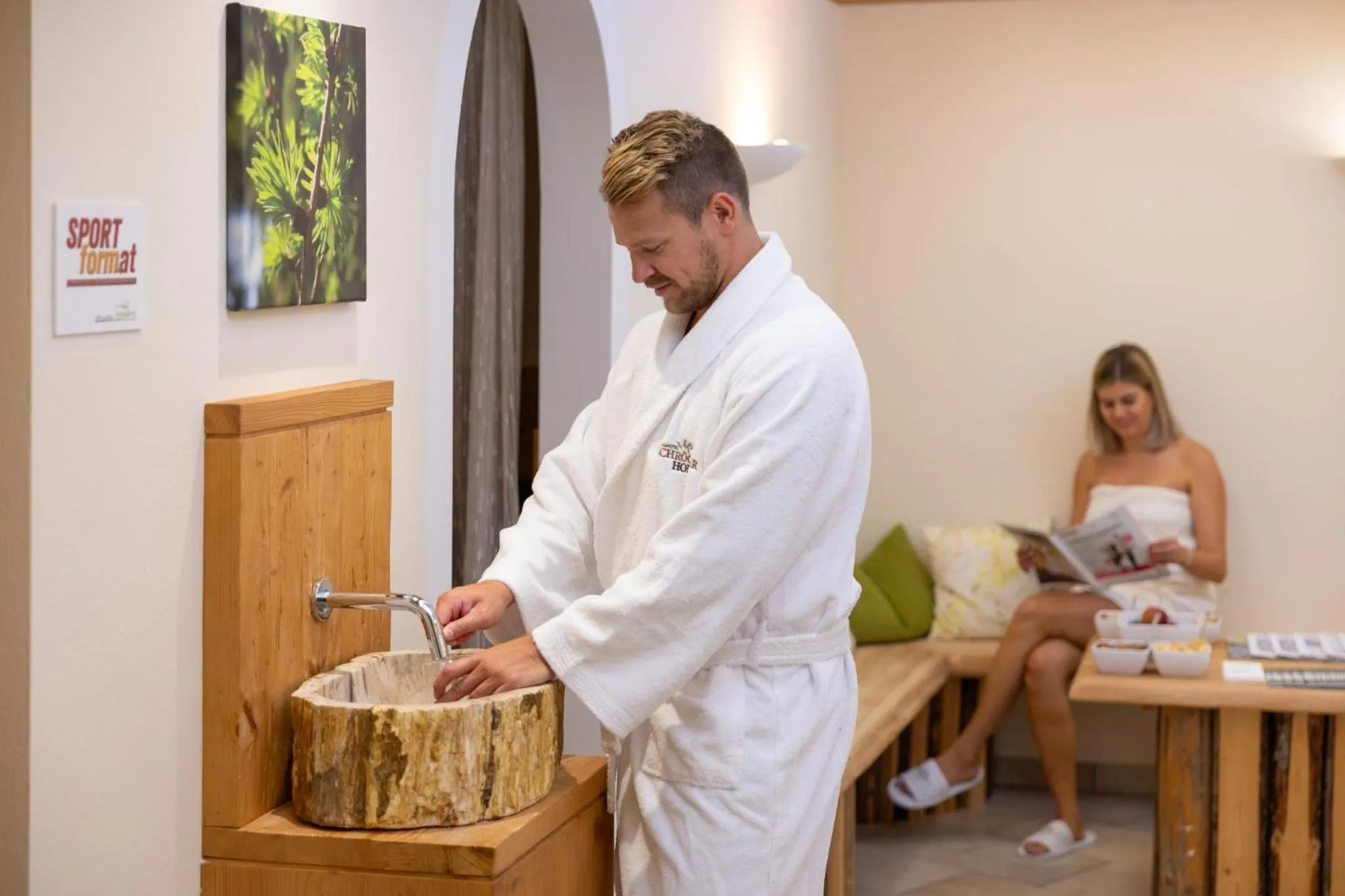 Sauna in Hotel Schröckerhof