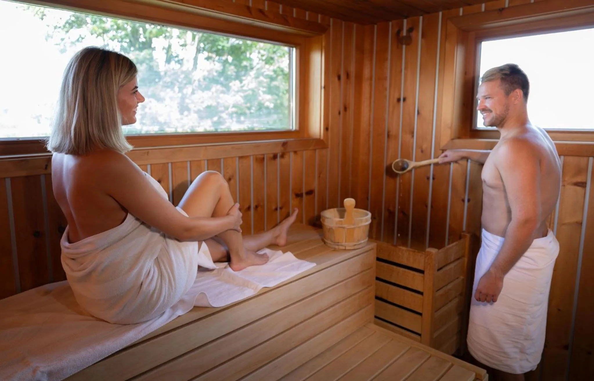 Sauna in Hotel Schröckerhof