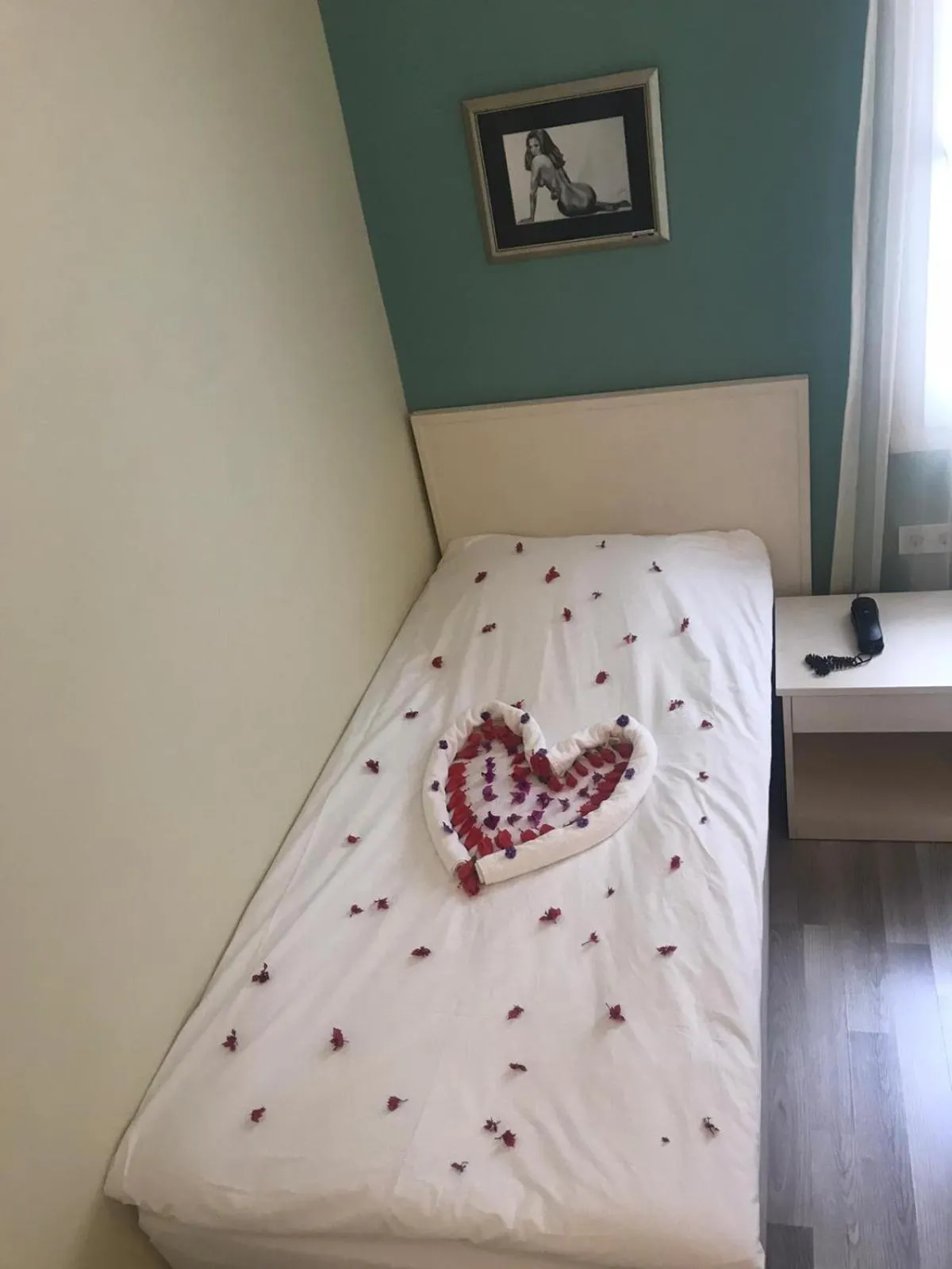 Bed in Artemis Hotel