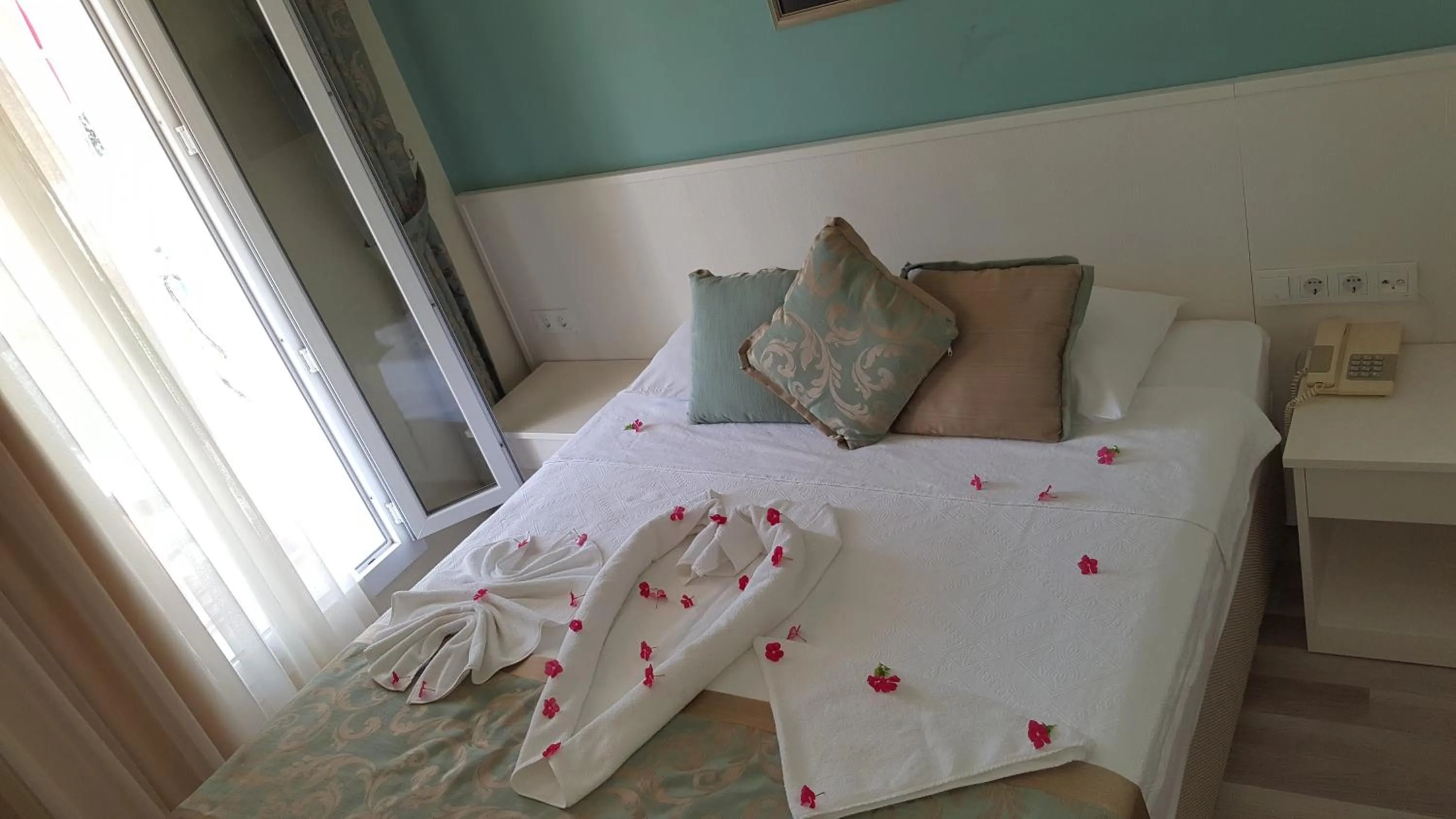 Bed in Artemis Hotel