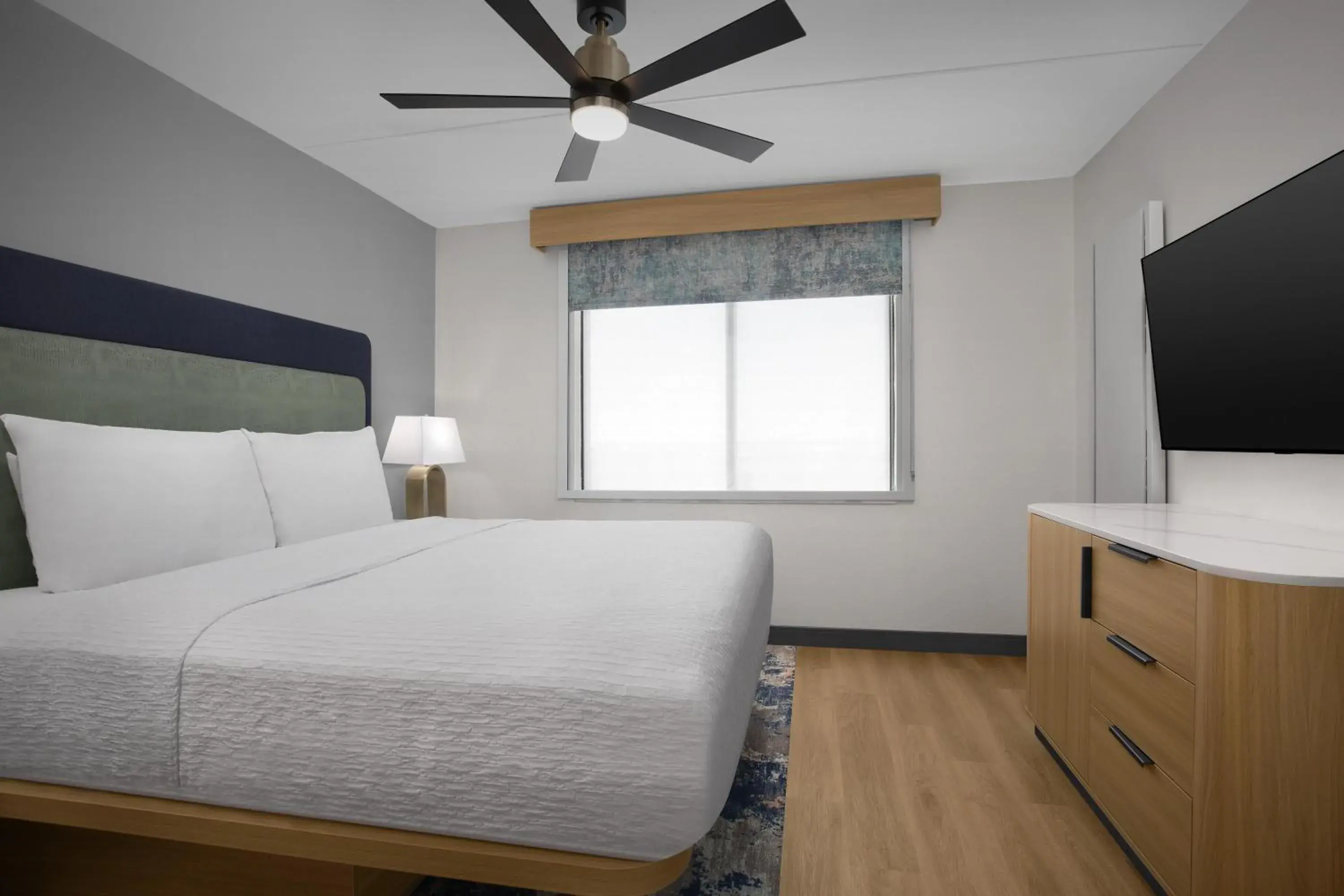 Bed in Homewood Suites by Hilton Ft. Worth-North at Fossil Creek Bed in Homewood Suites by Hilton Ft. Worth-North at Fossil Creek