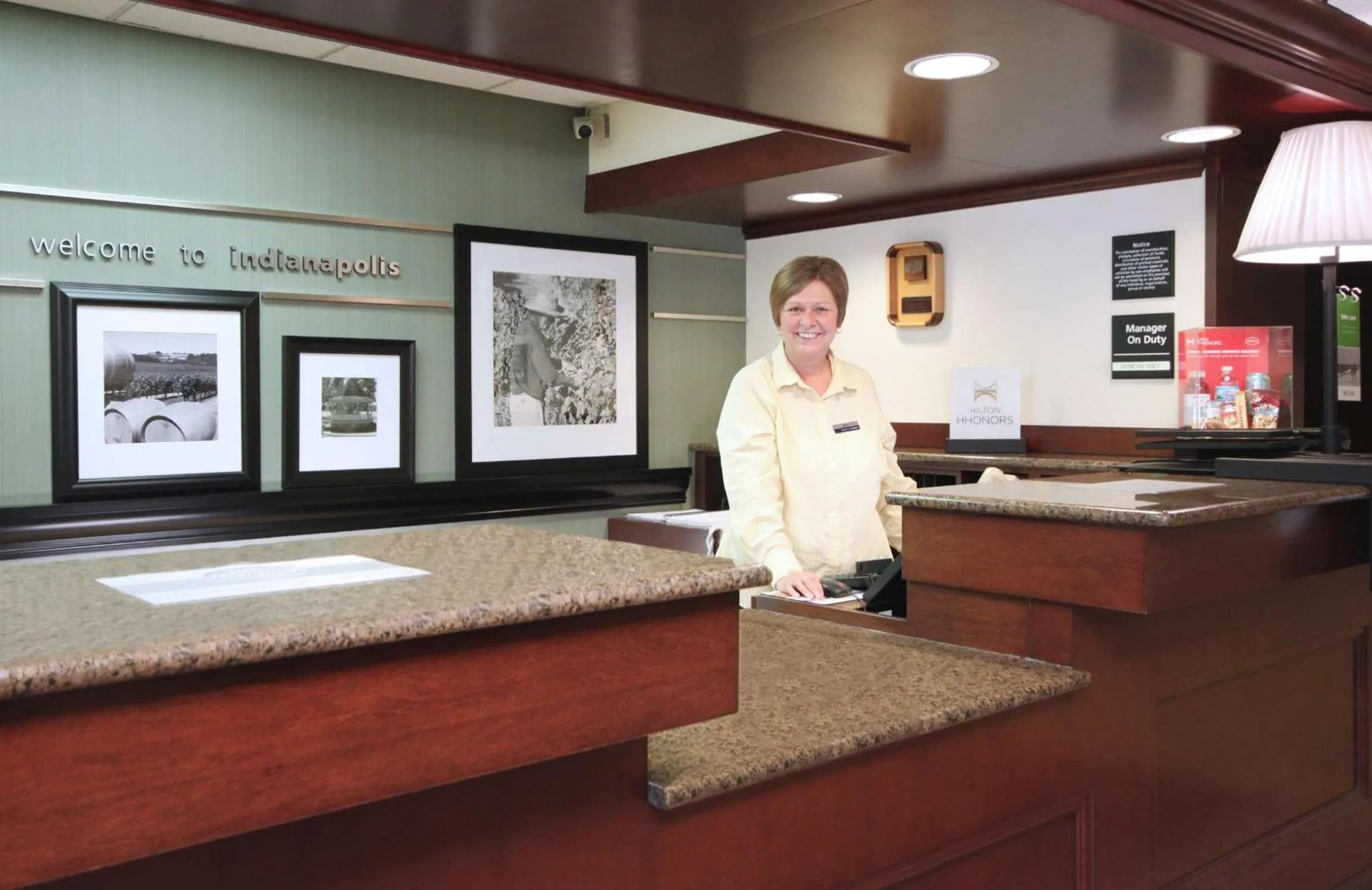 Lobby or reception in Hampton Inn by Hilton Indianapolis-South