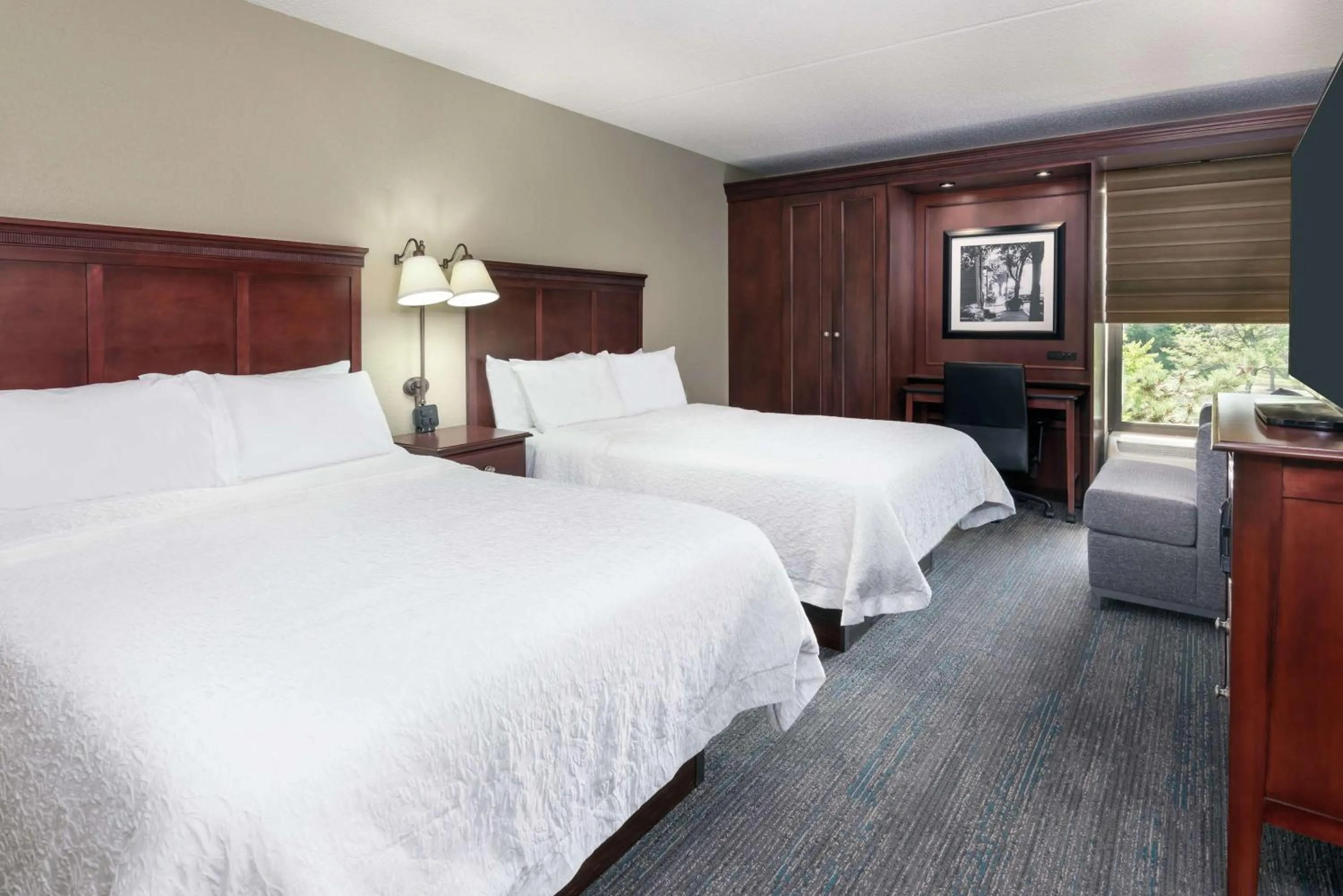 Bedroom, Bed in Hampton Inn by Hilton Indianapolis-South