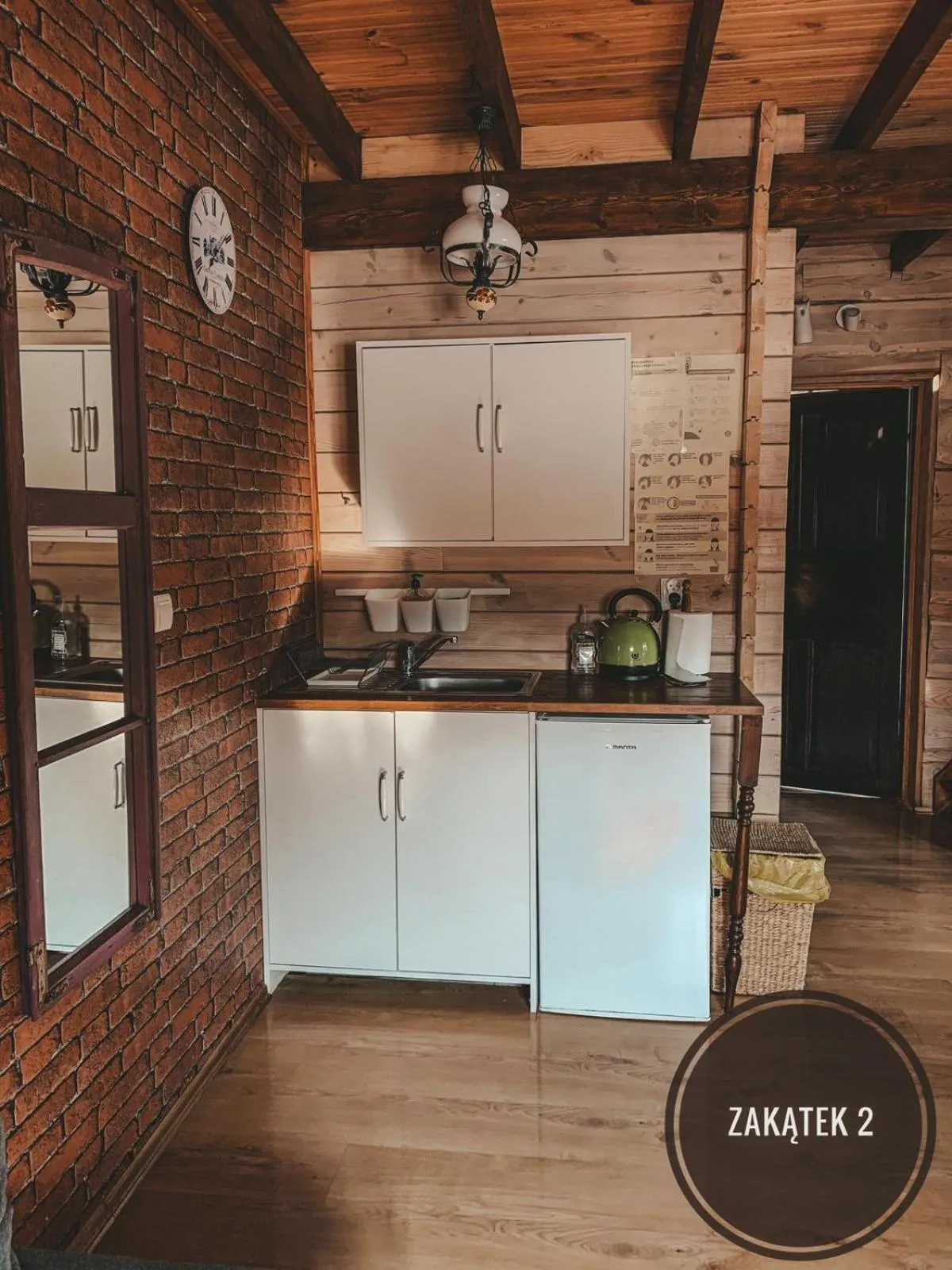 Kitchen or kitchenette in Chata Starych Znajomych