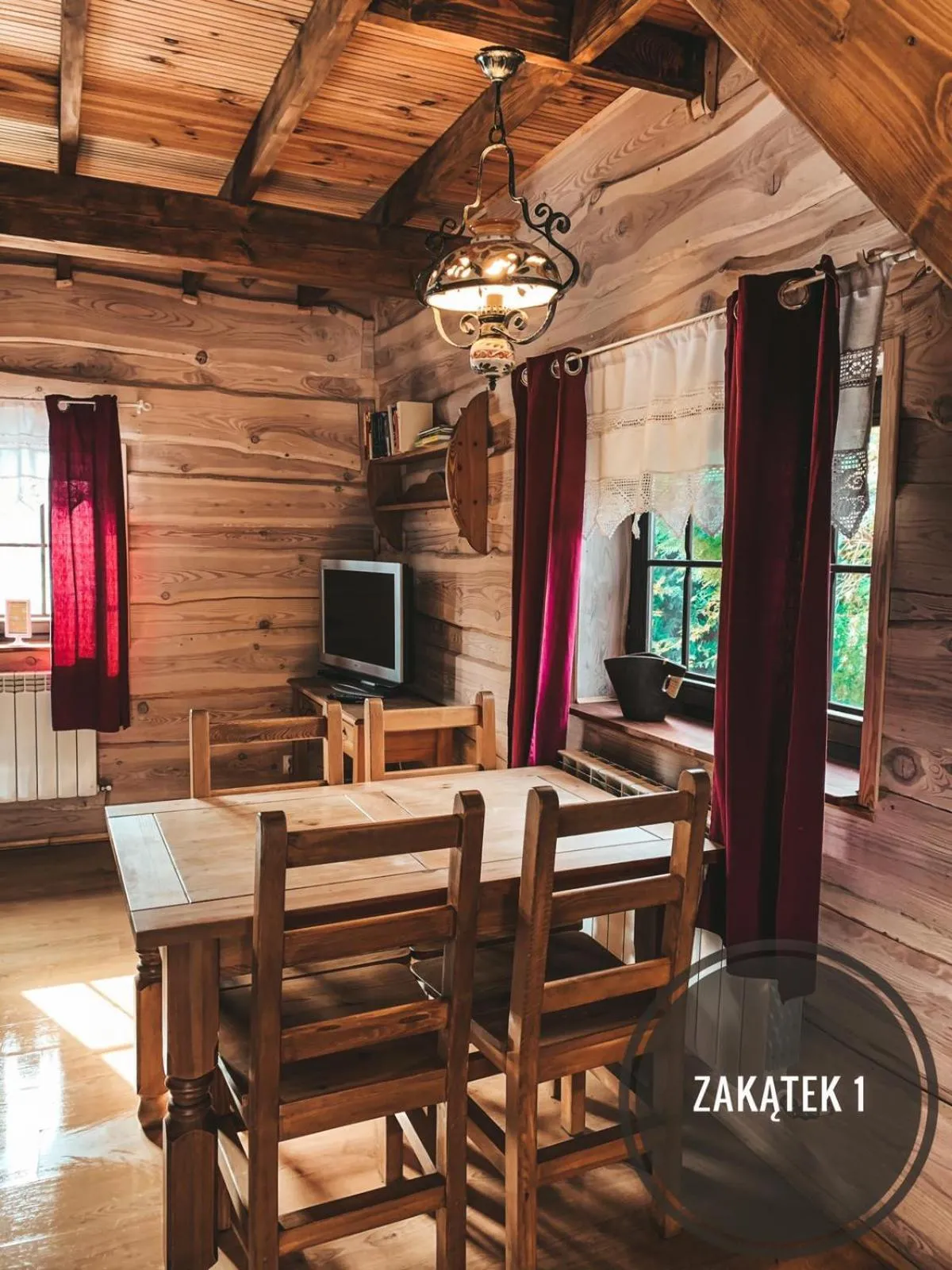 Seating area in Chata Starych Znajomych