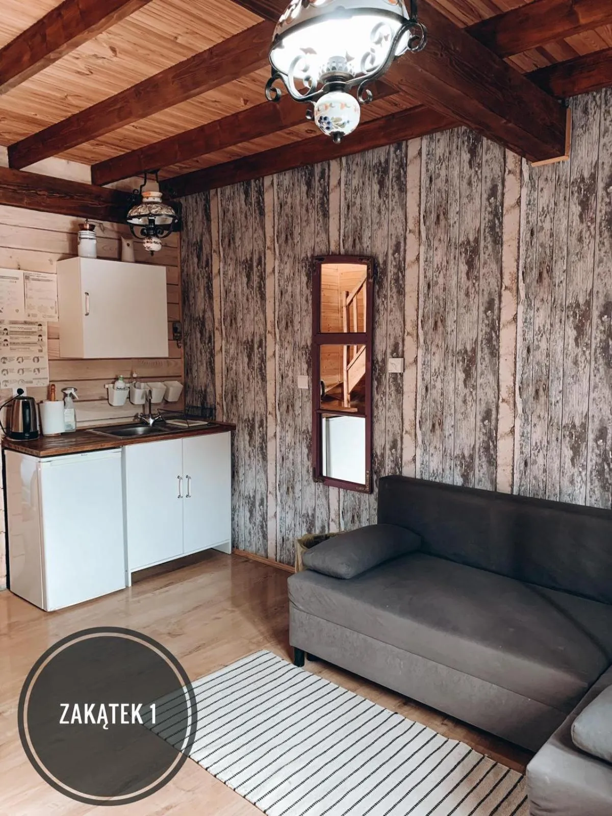 Kitchen or kitchenette in Chata Starych Znajomych
